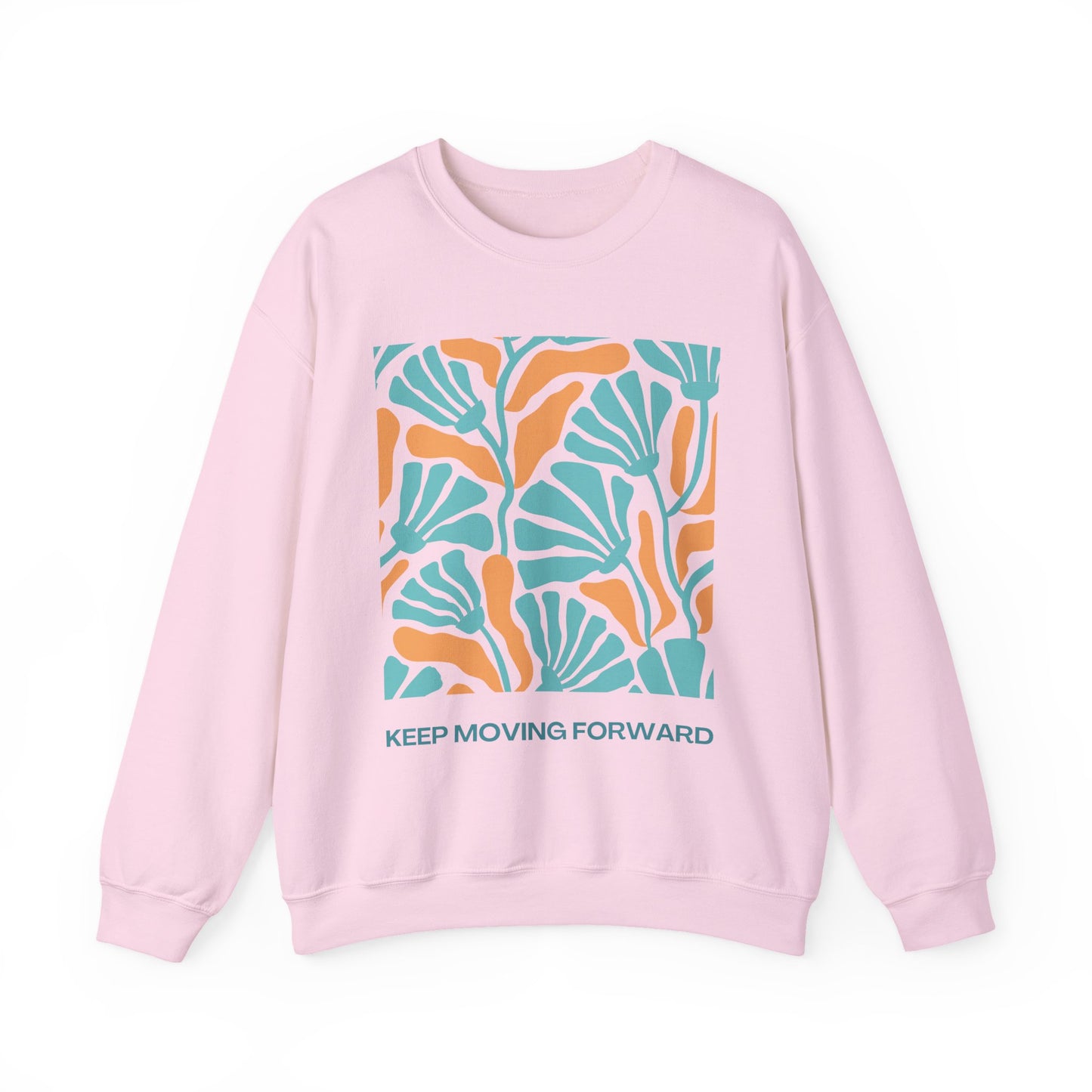 🌸Keep Moving Forward - Floral Flow Crewneck Sweatshirt