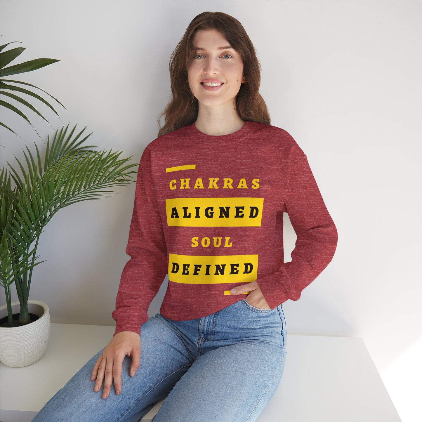 Chakras Aligned, Soul Defined π§ββοΈβ¨ Crewneck Sweatshirt
