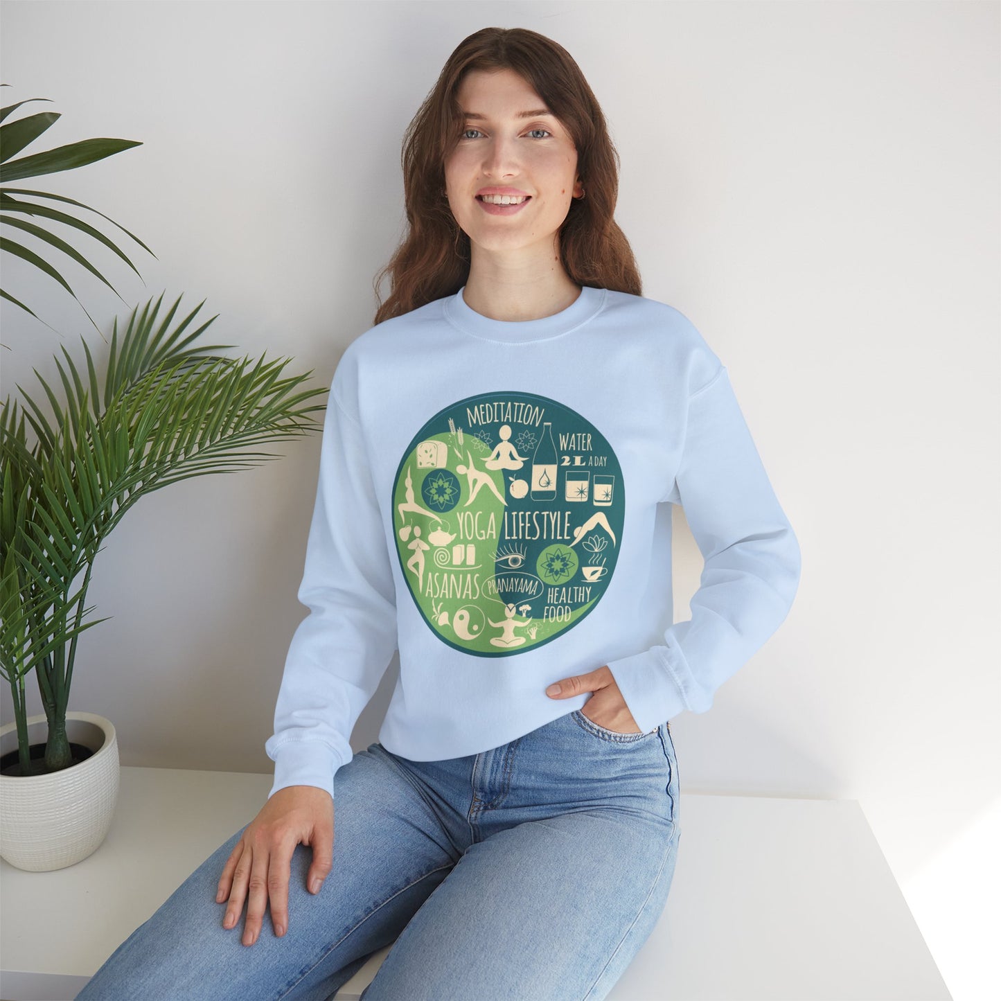 🌀Align Within - Live the Yoga Way Crewneck Sweatshirt