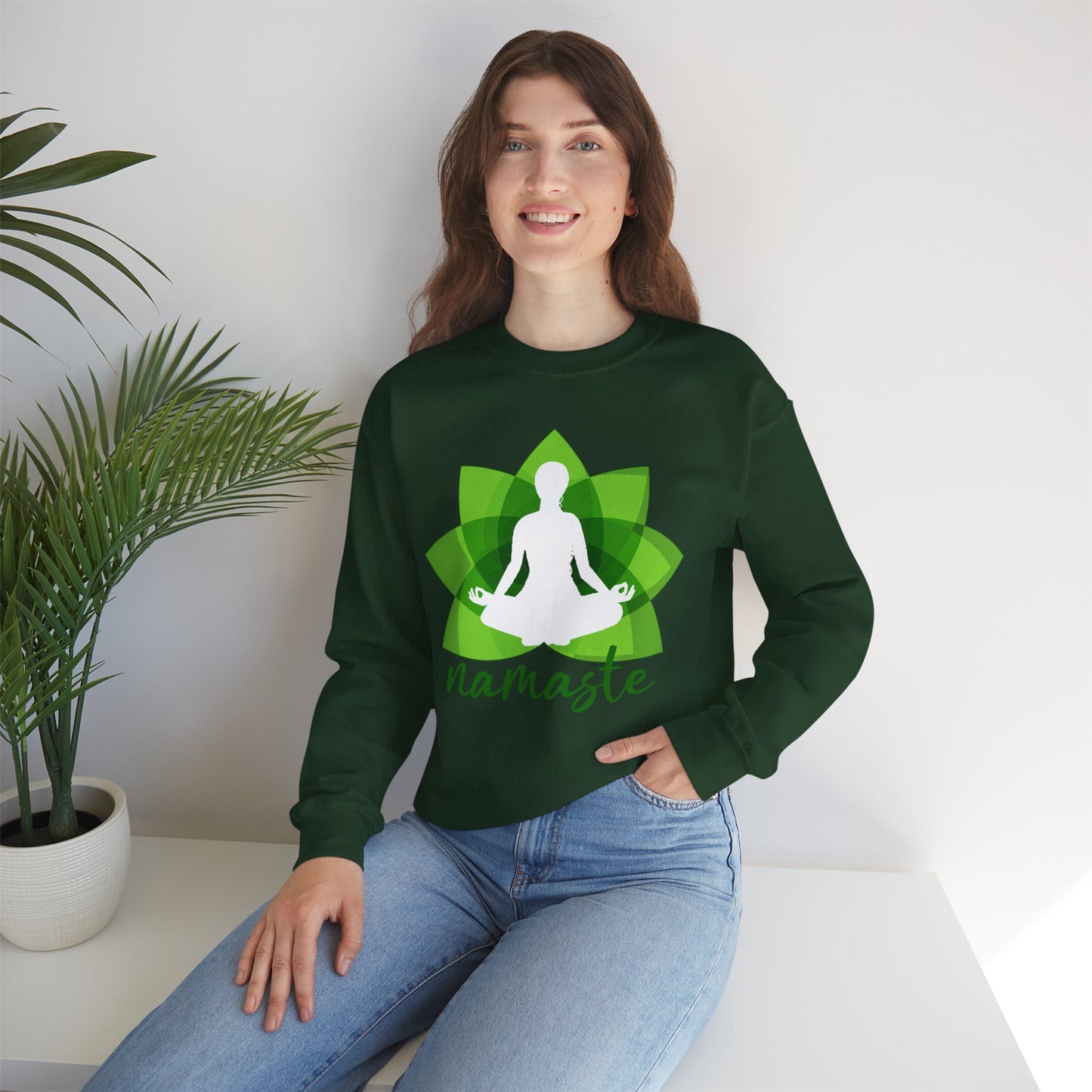 🌱Namaste Bloom - Sacred Stillness Sweatshirt