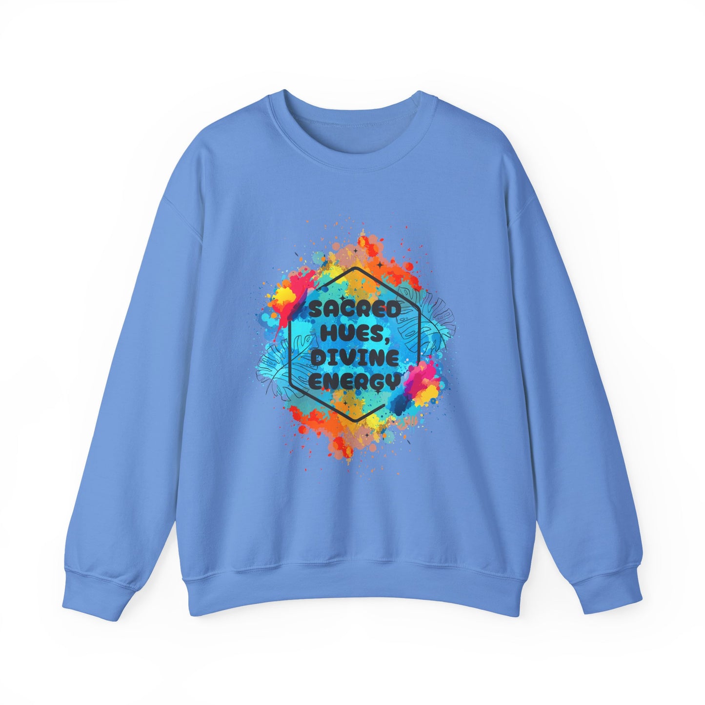 🎨Sacred Hues - Divine Energy Crewneck Sweatshirt