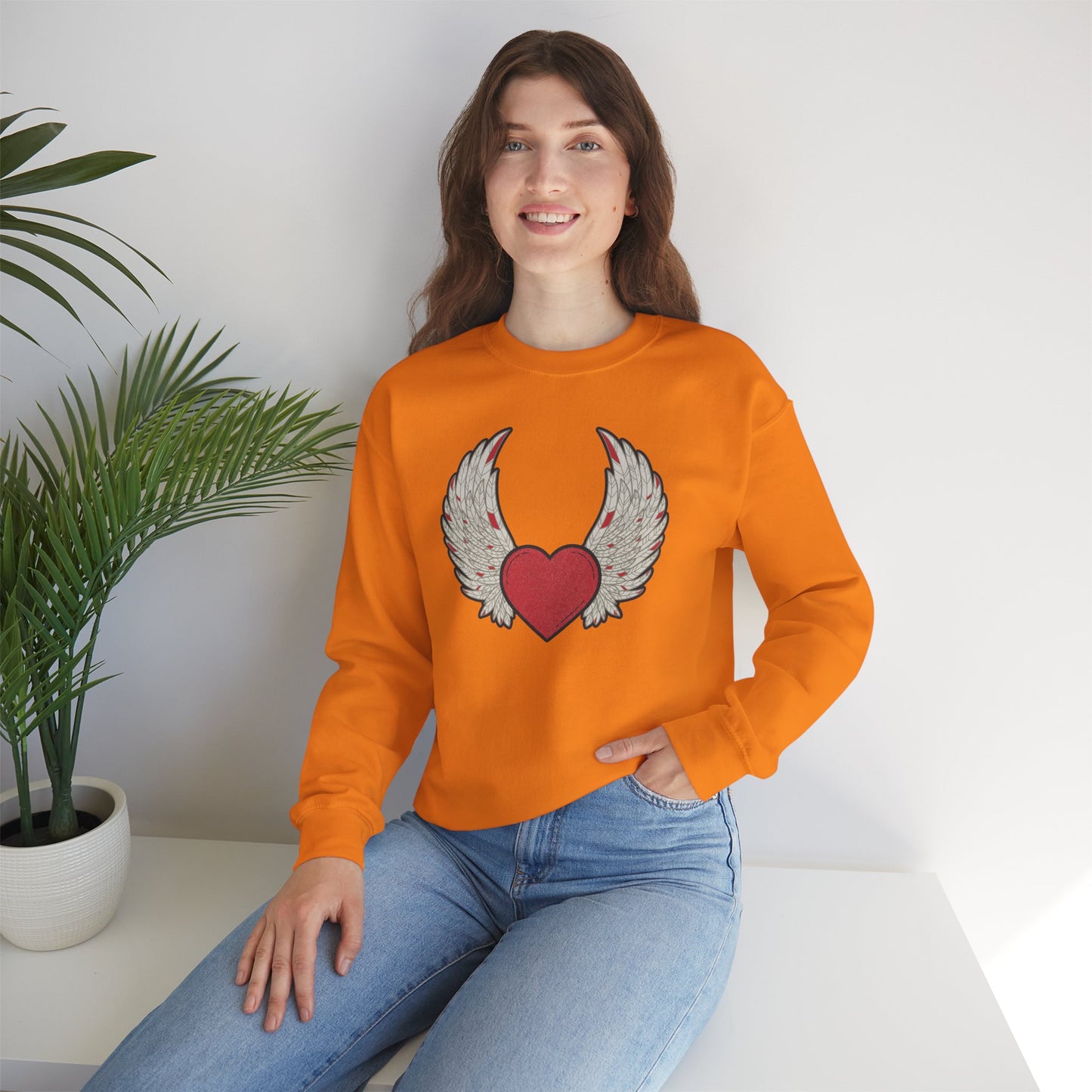 ❤️🔥When the Heart Aligns, It Takes Wings Crewneck Sweatshirt