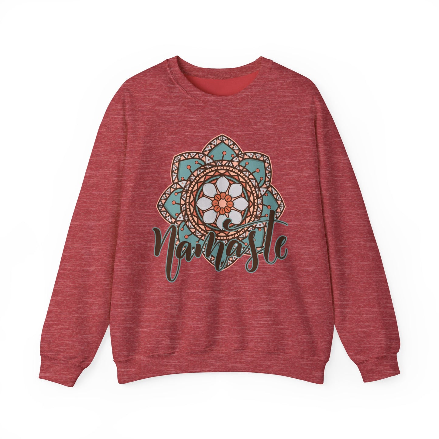 Namaste in Bloom🌸 - Mandala Crewneck Sweatshirt
