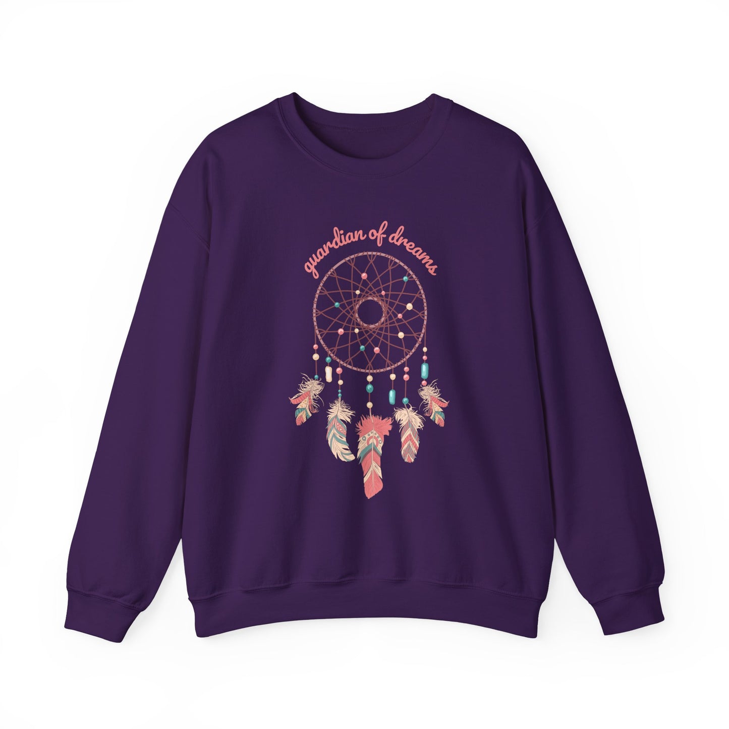 Guardian of Dreams 🌸✨ Boho Dreamcatcher Crewneck Sweatshirt