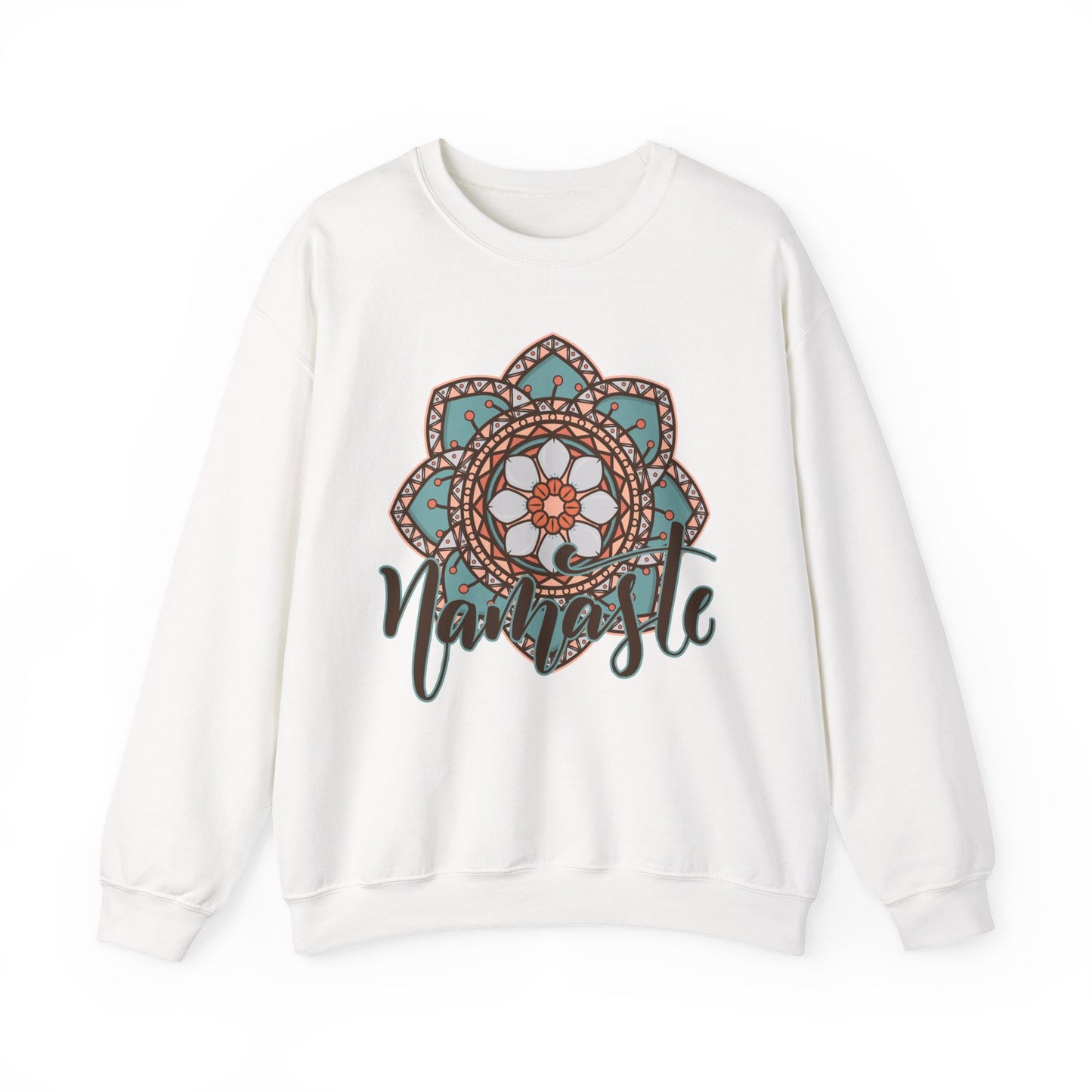 Namaste in Bloom🌸 - Mandala Crewneck Sweatshirt