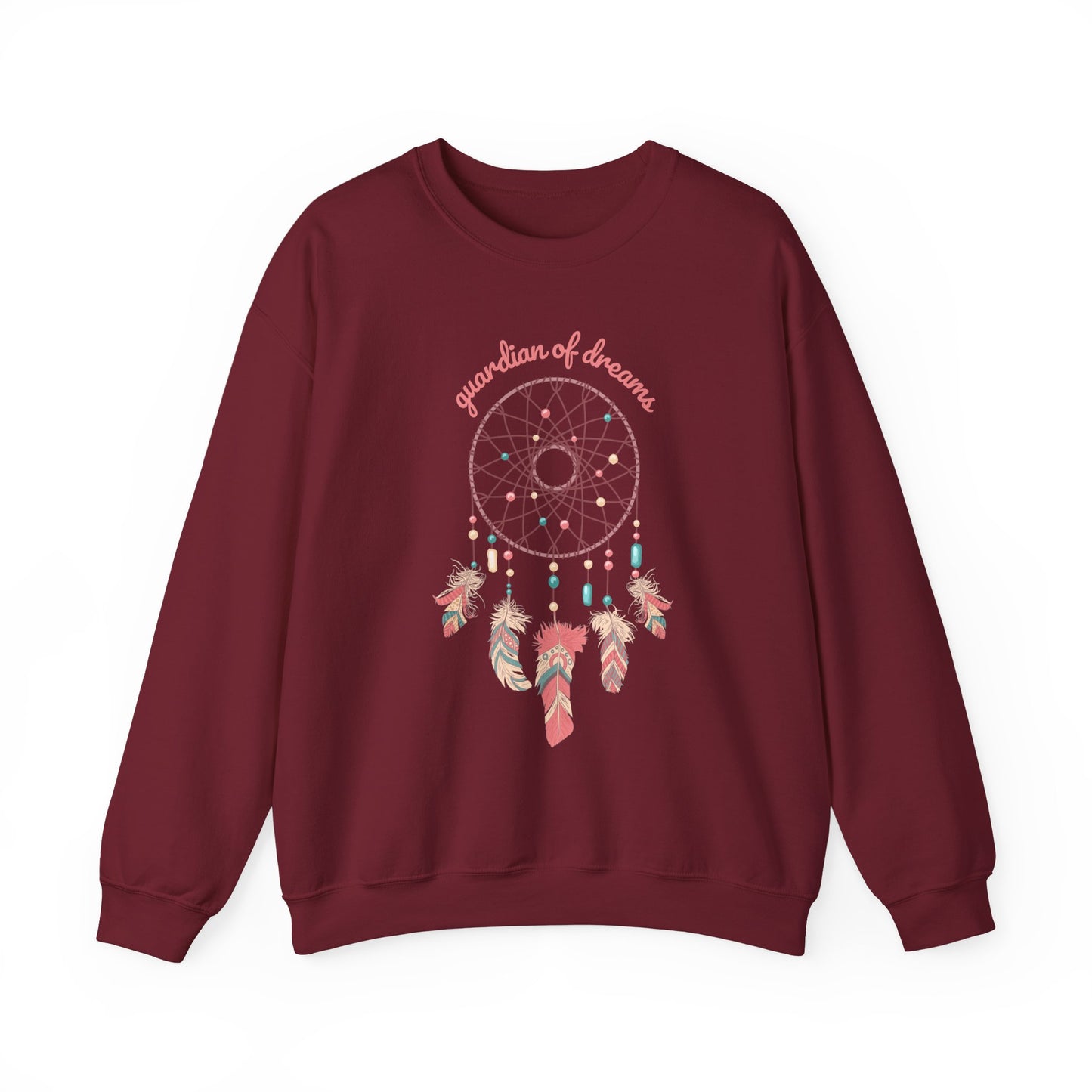 Guardian of Dreams 🌸✨ Boho Dreamcatcher Crewneck Sweatshirt