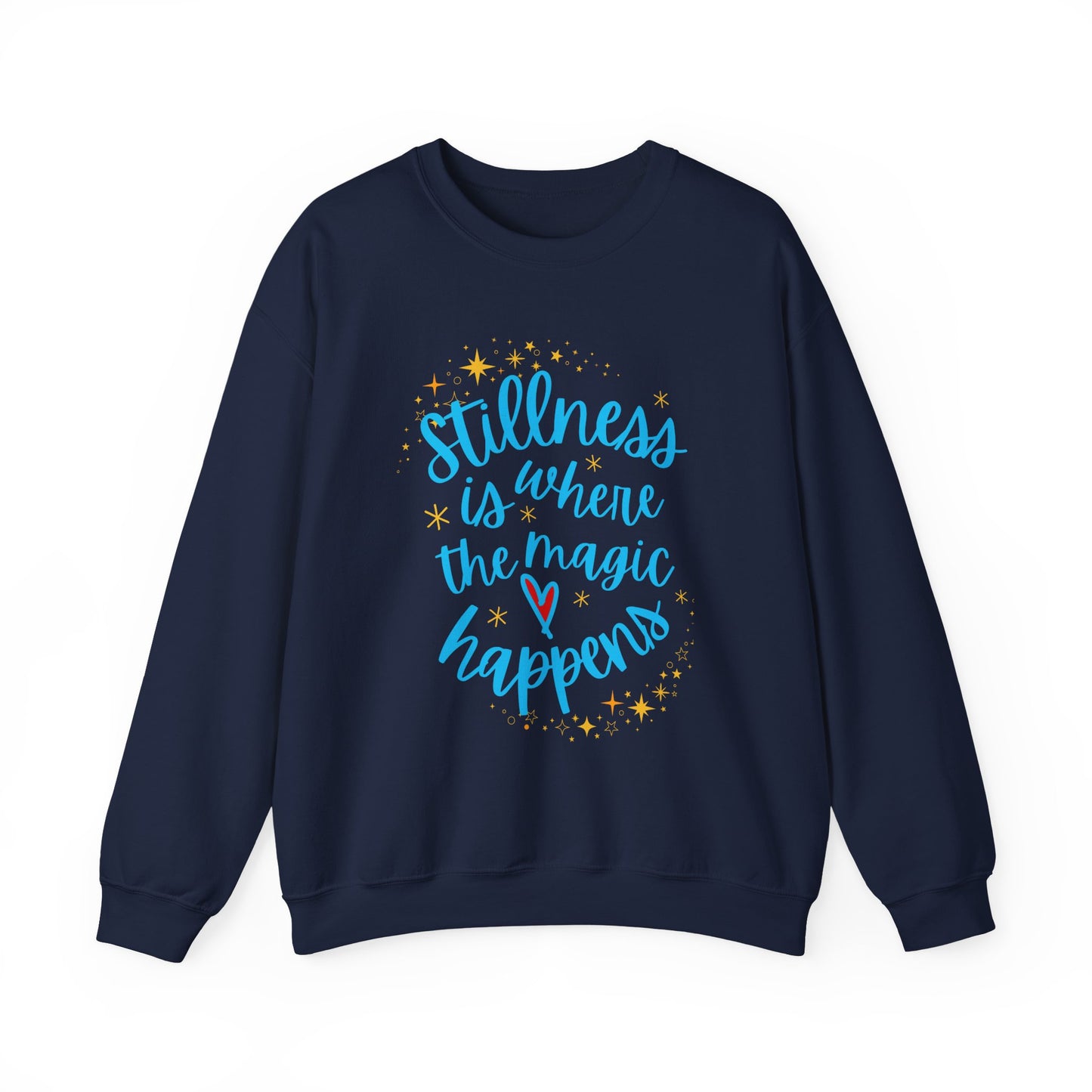🌌The Magic of Stillness - Mindful Moments Crewneck Sweatshirt