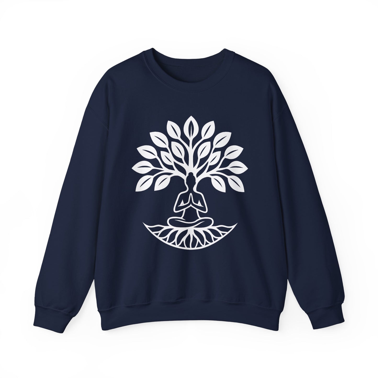 🌿Rooted in Stillness - Tree of Life Crewneck Sweatshirt
