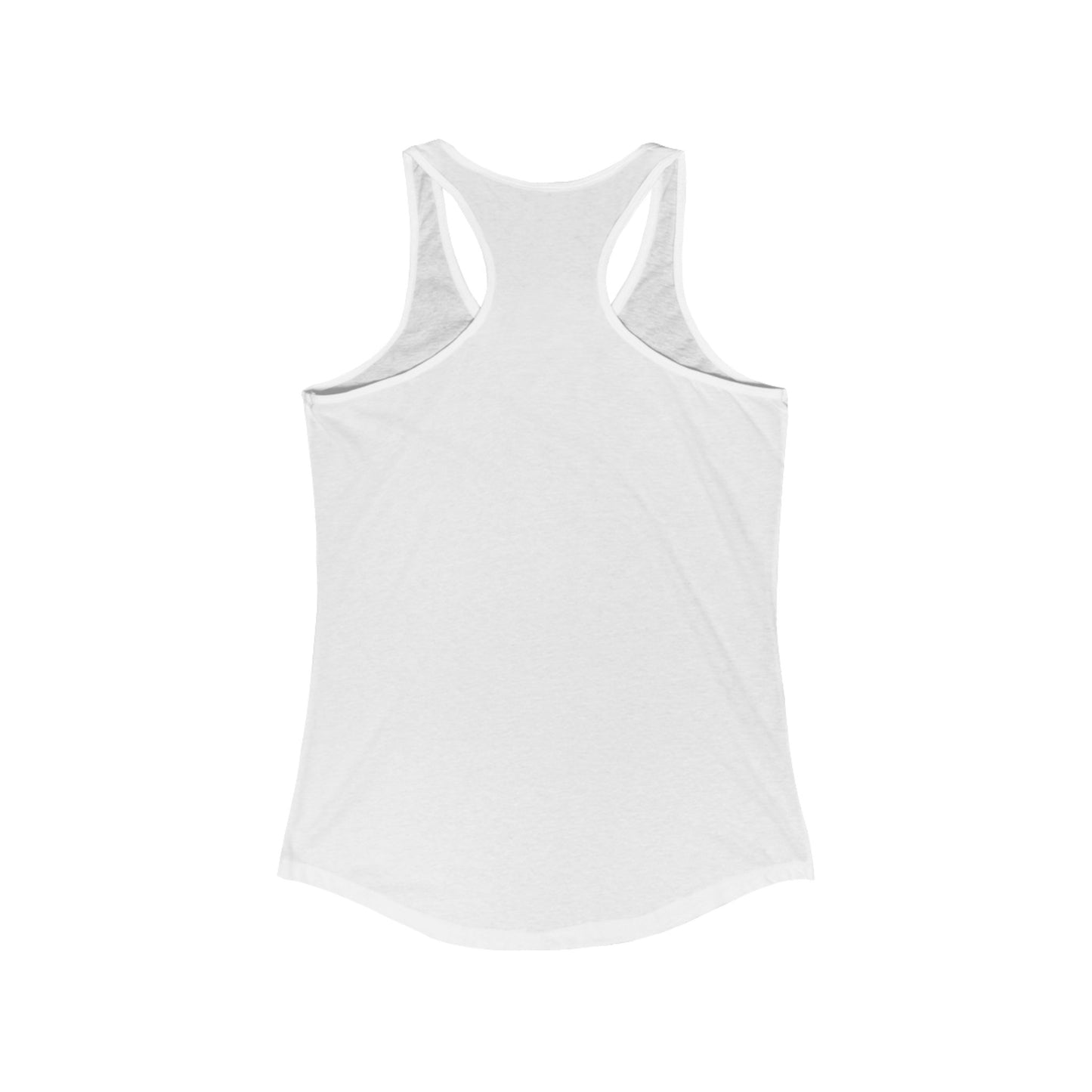 "Inner Bloom - Blossom From Within" Women's Racerback Tank - Floral Motivational Fitness Shirt