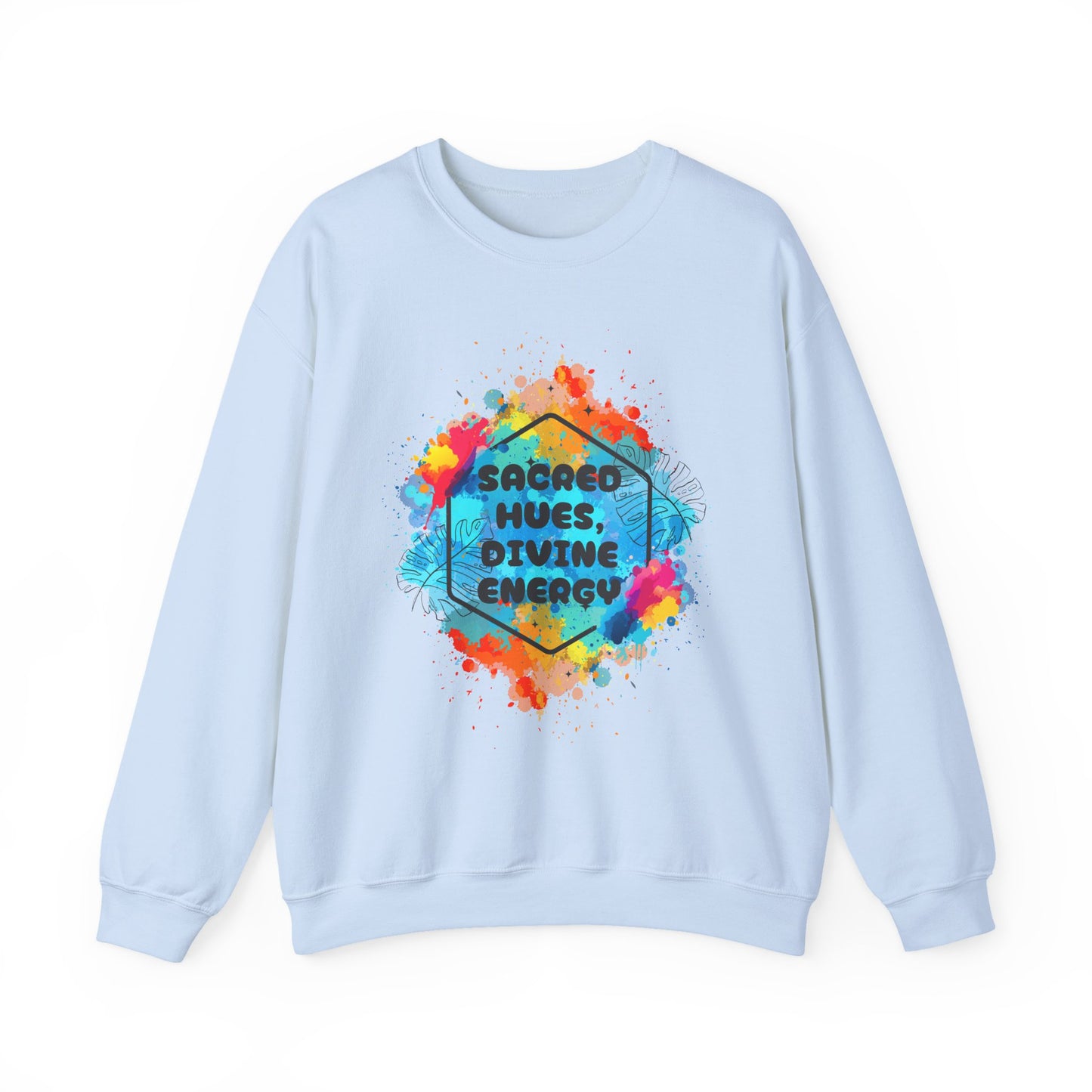 🎨Sacred Hues - Divine Energy Crewneck Sweatshirt