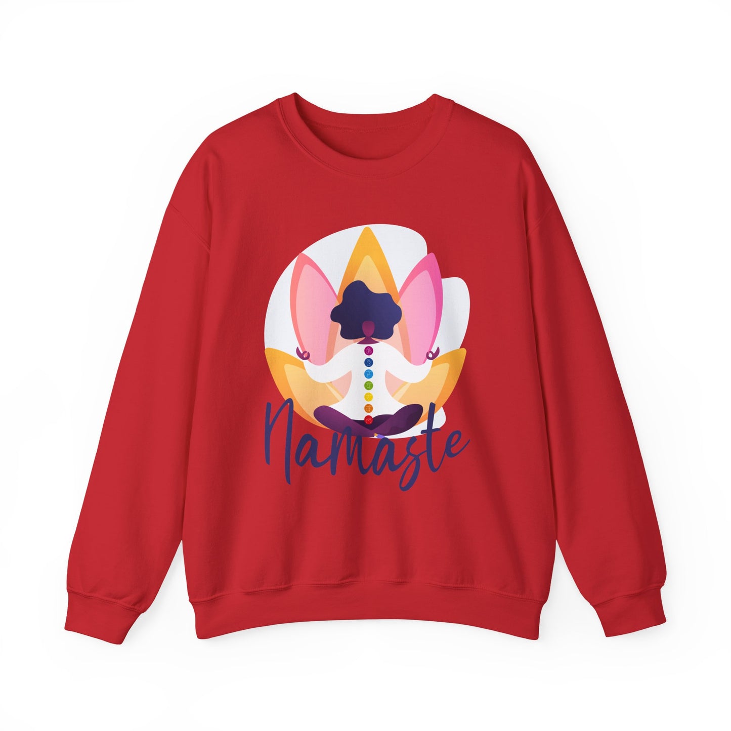🌸Rooted Light - Namaste Chakra Crewneck Sweatshirt
