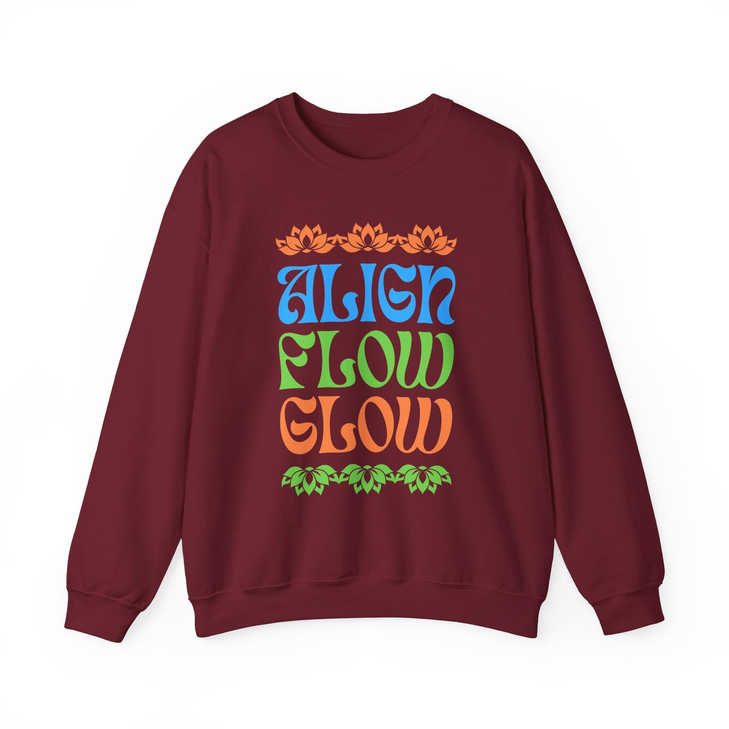 💫Align • Flow • Glow - Lotus Harmony Crewneck Sweatshirt