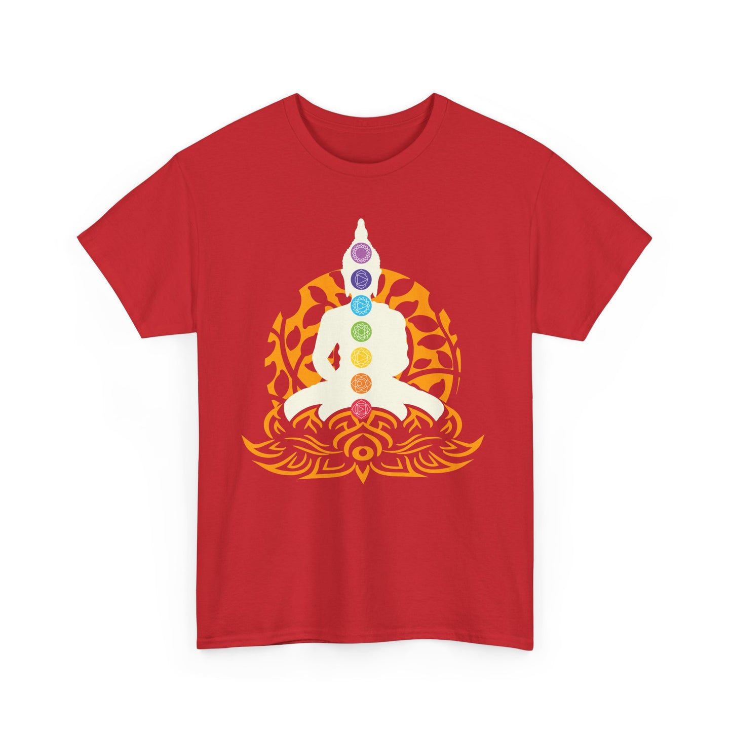 Lotus Awakening Heavy Cotton Tee - Where Stillness Speaks Volumes