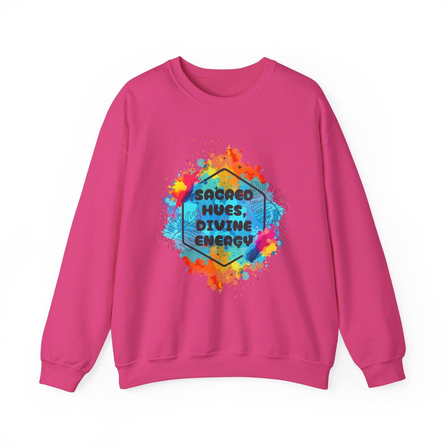 🎨Sacred Hues - Divine Energy Crewneck Sweatshirt