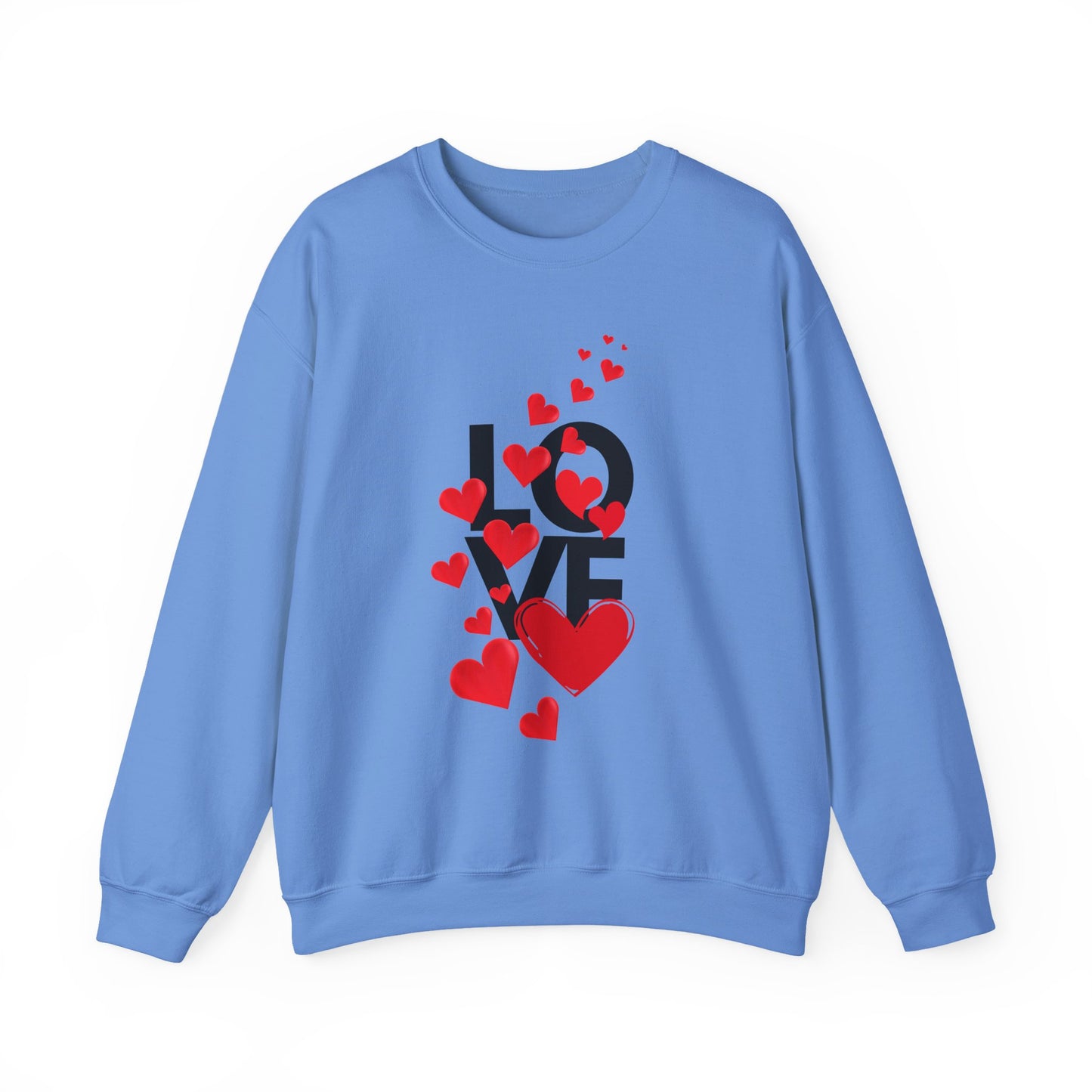 💖Love Woven in Hearts Crewneck Sweatshirt