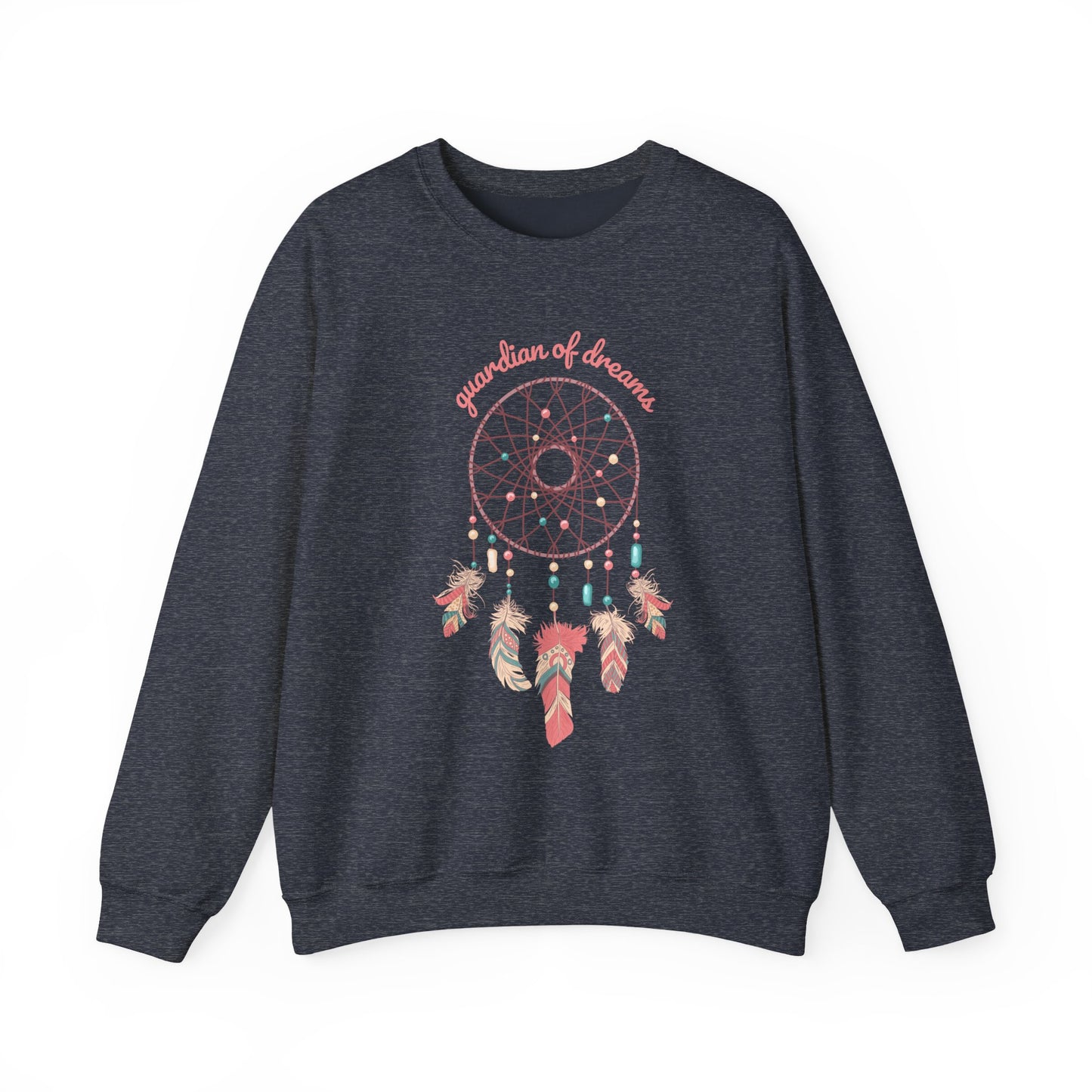 Guardian of Dreams 🌸✨ Boho Dreamcatcher Crewneck Sweatshirt