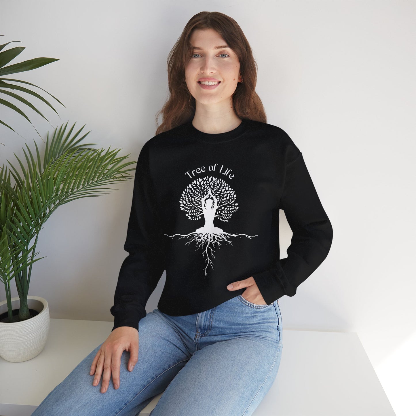 🌳🧘♀️Rooted in Balance Crewneck Sweatshirt