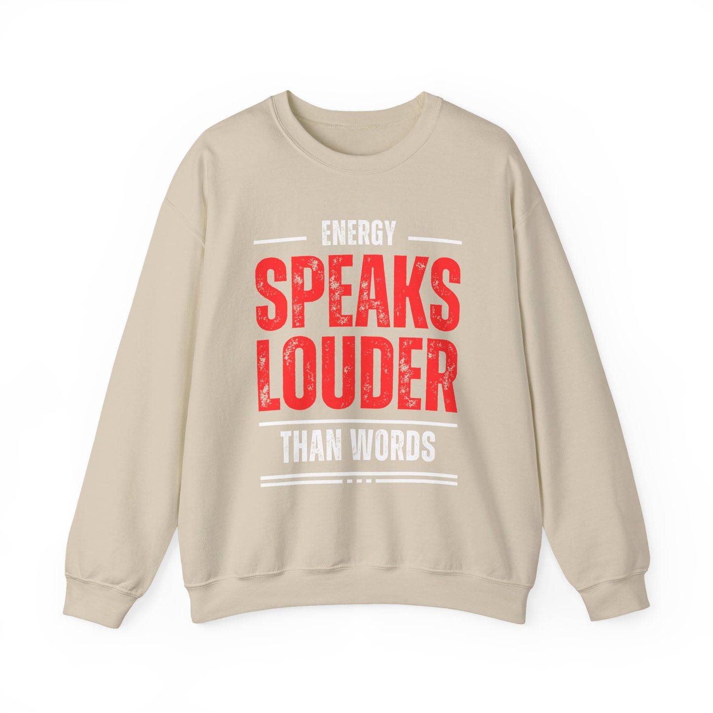 🔮Energy Speaks Louder - Vibrational Wisdom Crewneck Sweatshirt