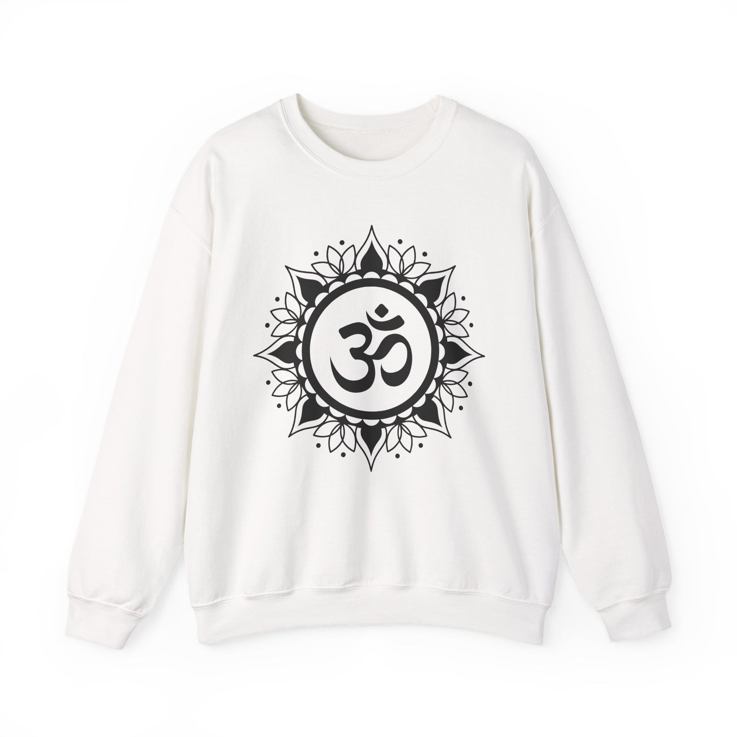 🕉️Sacred Calm - Mandala & Om Crewneck Sweatshirt for Inner Peace
