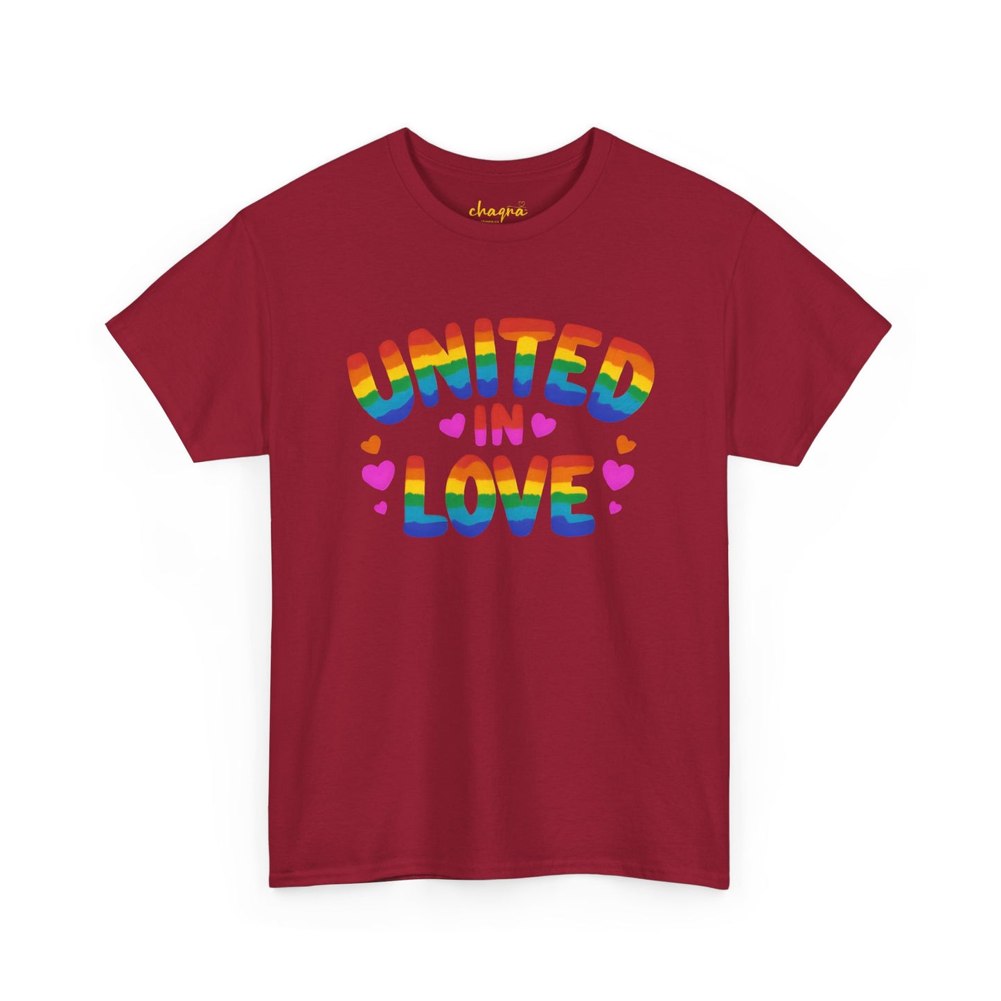 π UNITED IN LOVE β Chaqra Heartwave Tee