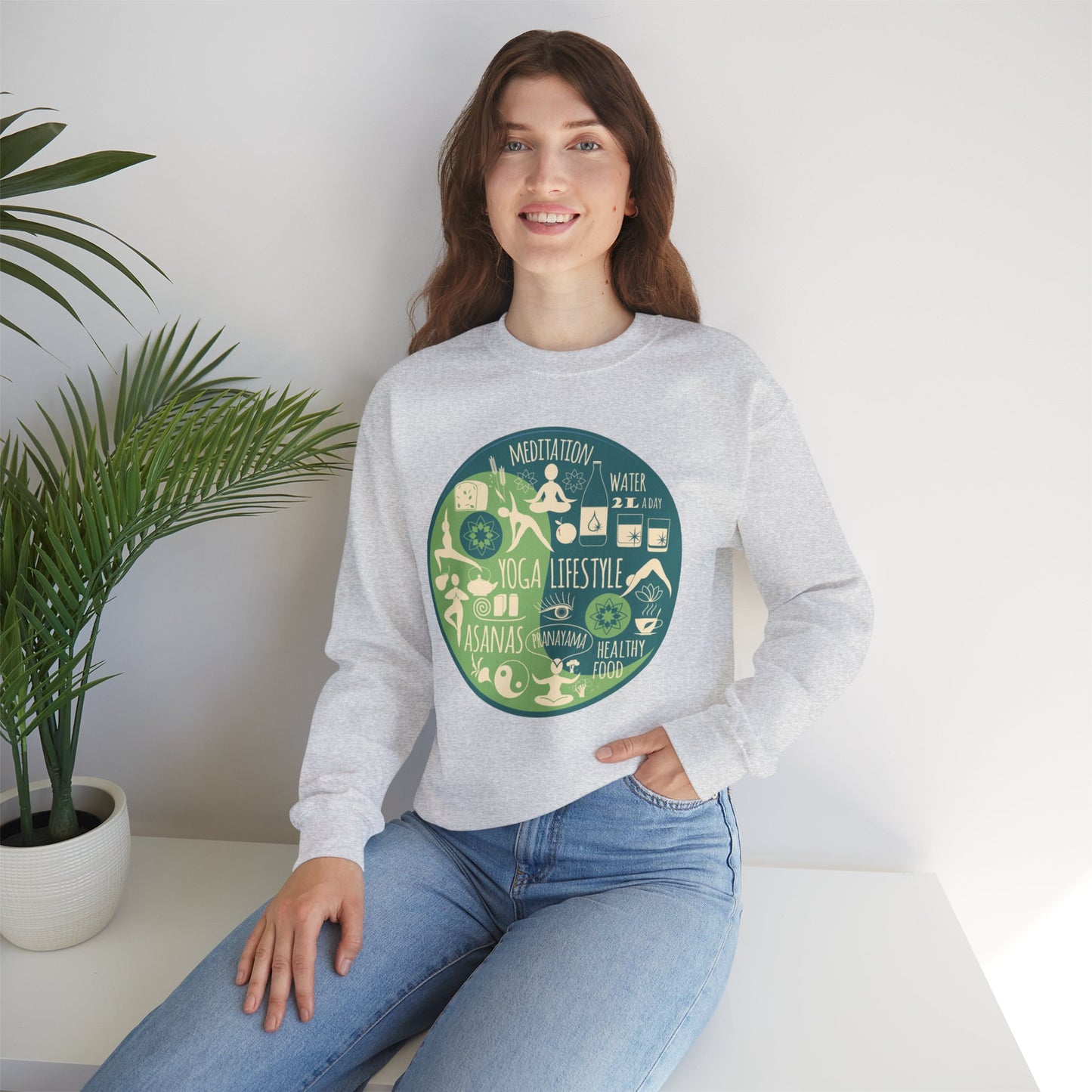 🌀Align Within - Live the Yoga Way Crewneck Sweatshirt