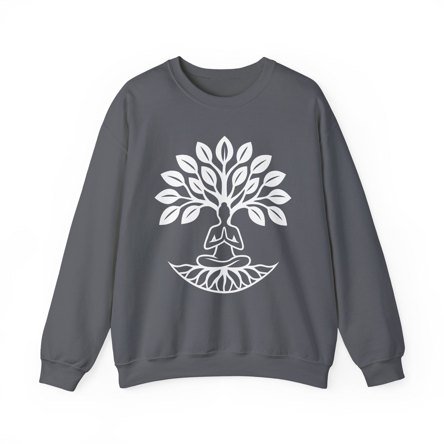 🌿Rooted in Stillness - Tree of Life Crewneck Sweatshirt