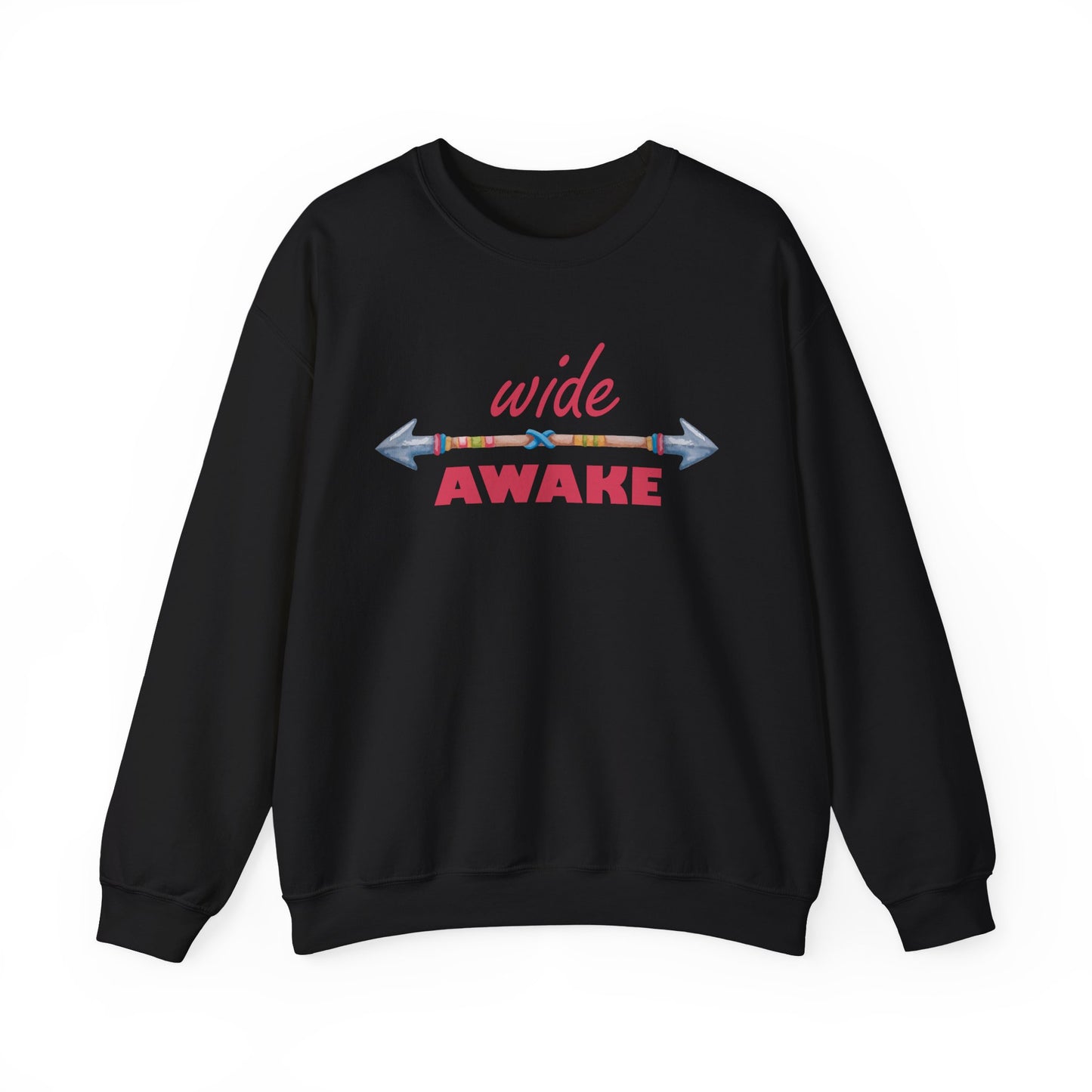 👁️🗨️Wide Awake - Aligned, Aware, Alive - Crewneck Sweatshirt