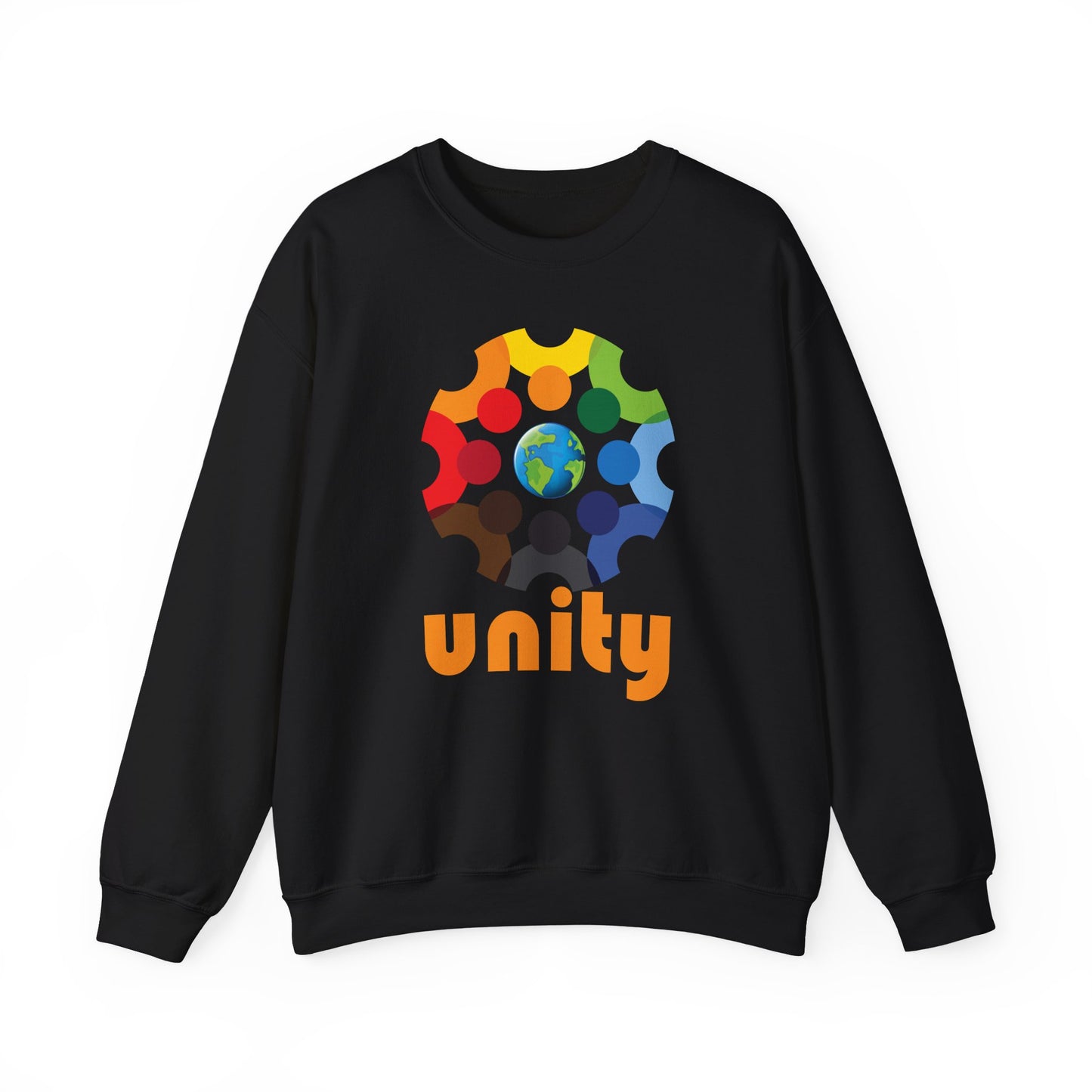 🌐UNITY — One Earth. One Circle. One Heart. - Crewneck Sweatshirt