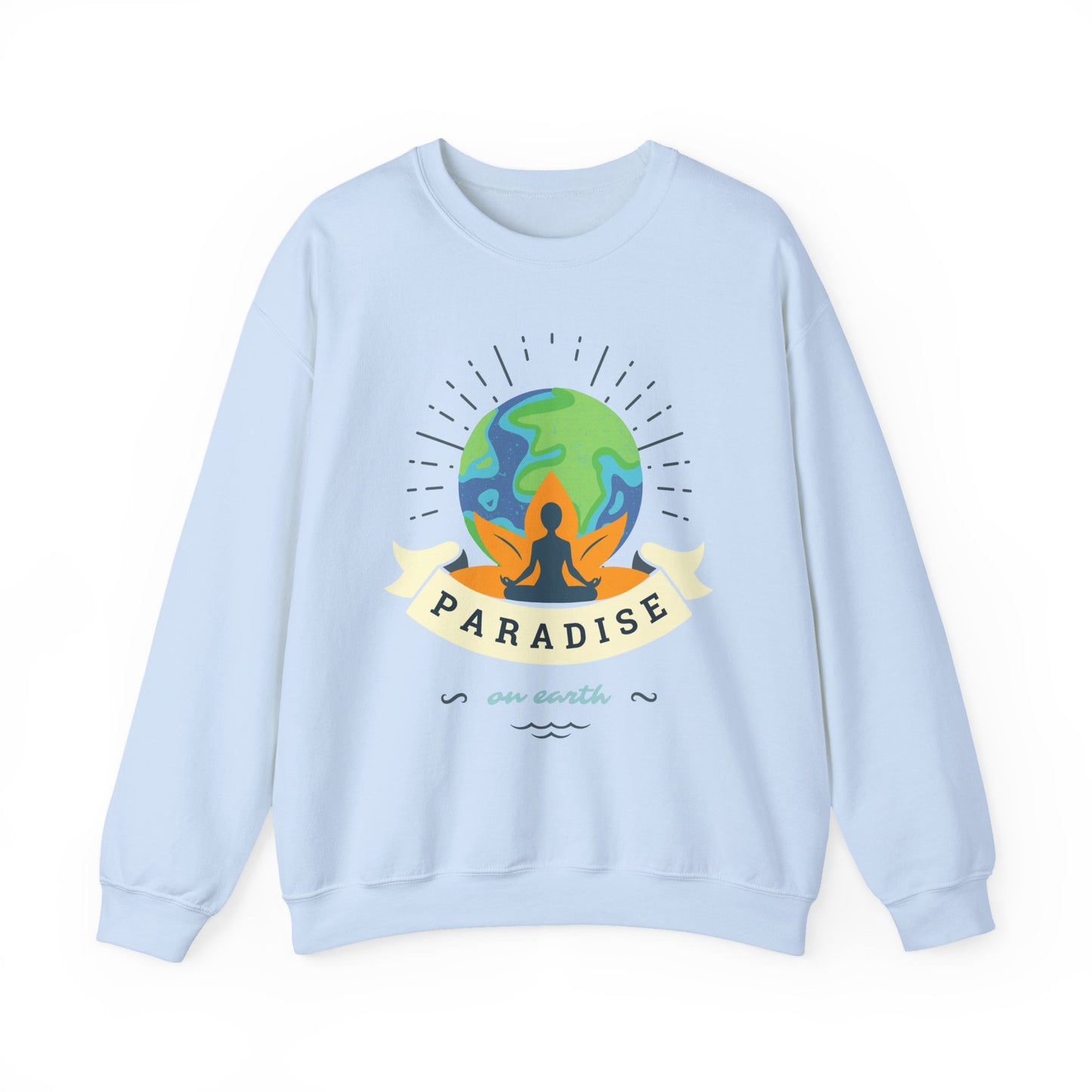 🌏Paradise on Earth - "Find Your Stillness, Find Your Heaven" Crewneck Sweatshirt