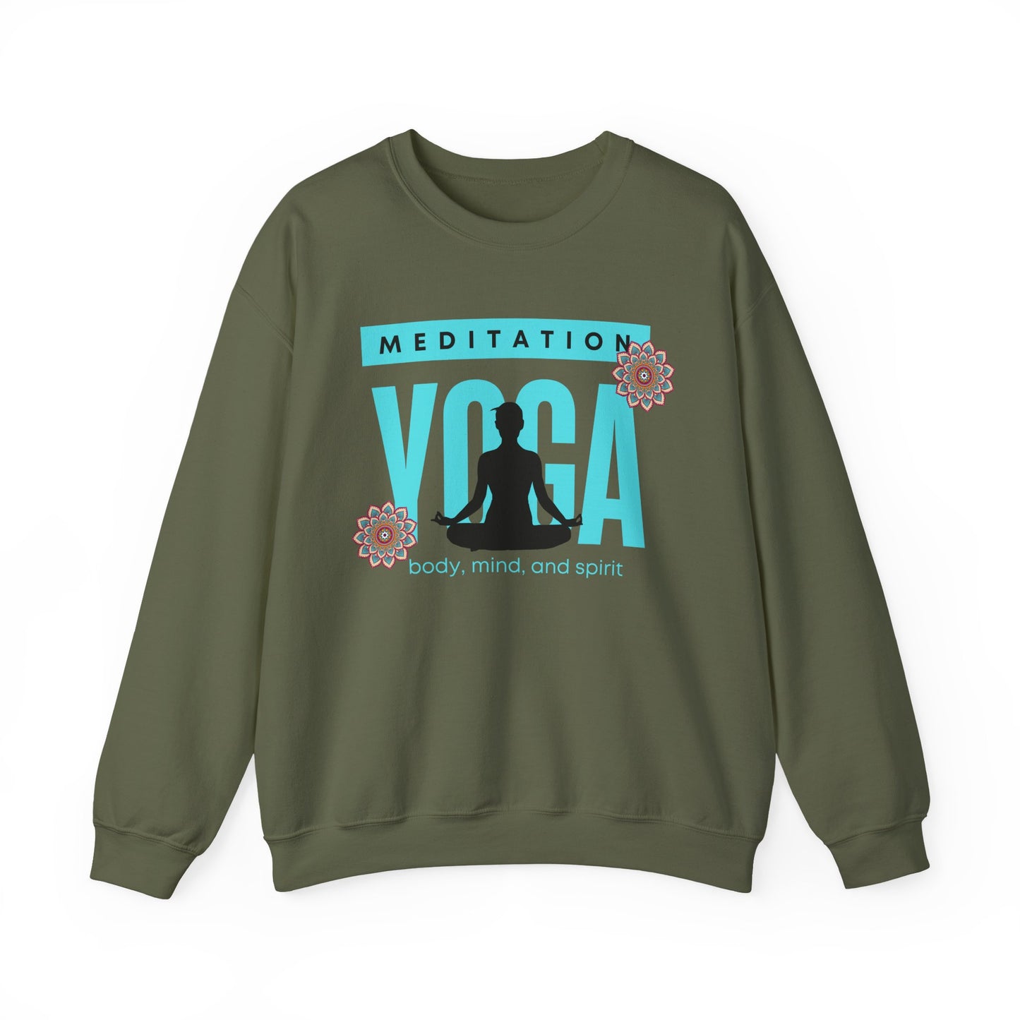 🕉️Meditation • Yoga • Body, Mind & Spirit Crewneck Sweatshirt
