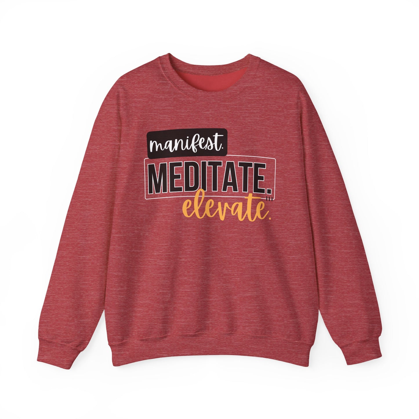 💫Manifest. Meditate. Elevate. - Align Your Energy Crewneck Sweatshirt