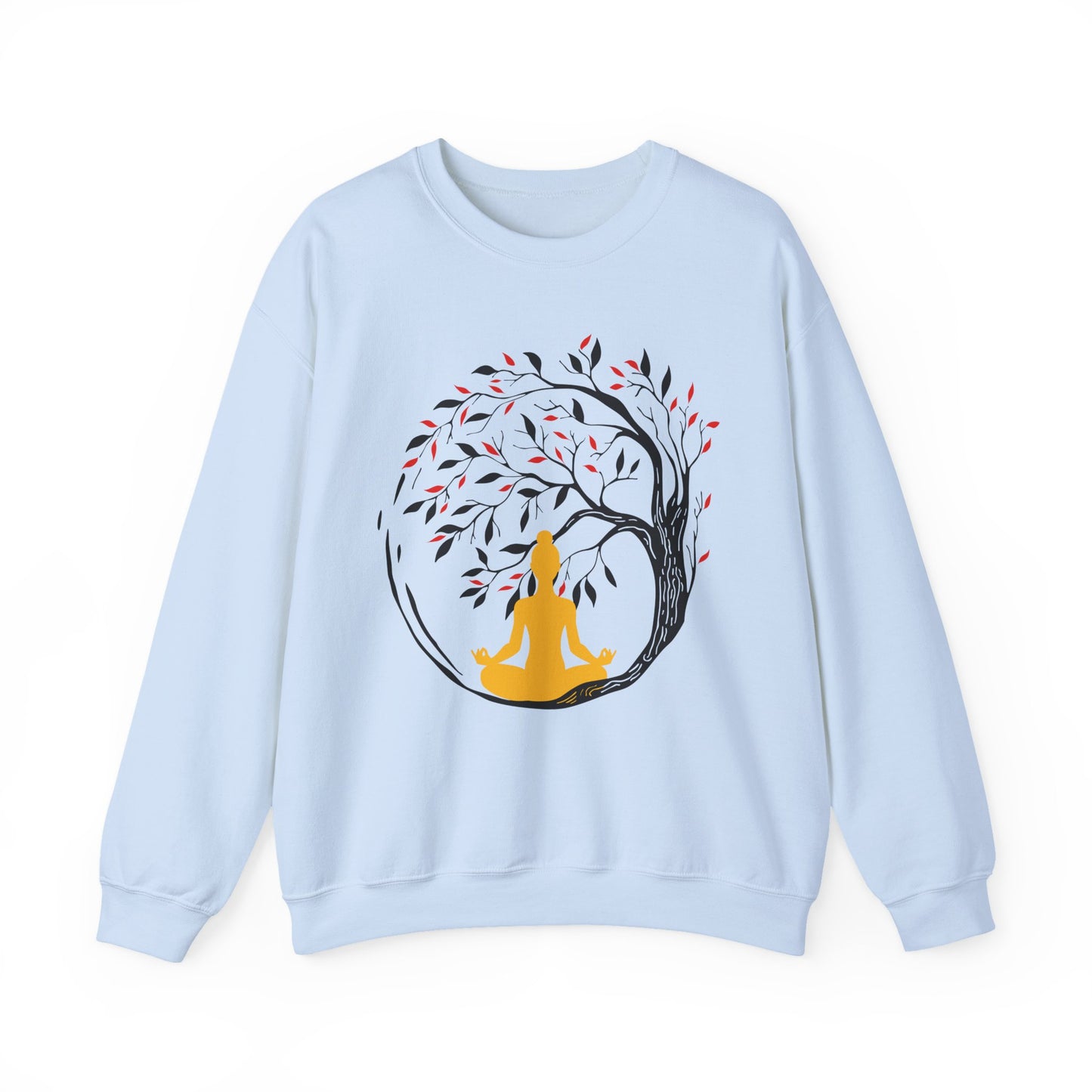 🌿Rooted in Stillness - The Tree, The Self, The Moment - Crewneck Sweatshirt