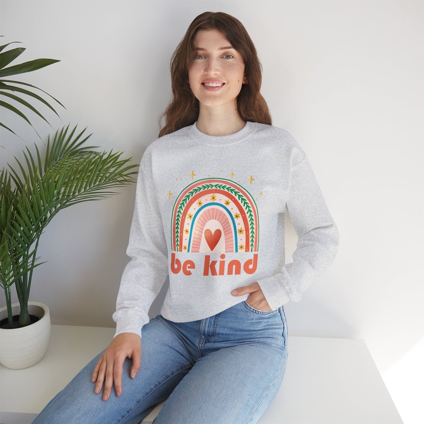 ๐Be Kind - Wear the Rainbow Within - Crewneck Sweatshirt
