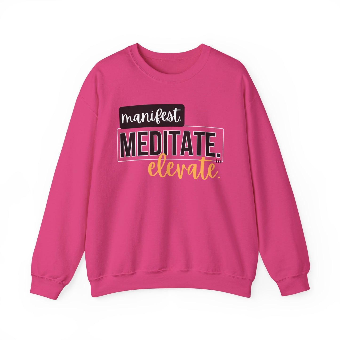 💫Manifest. Meditate. Elevate. - Align Your Energy Crewneck Sweatshirt