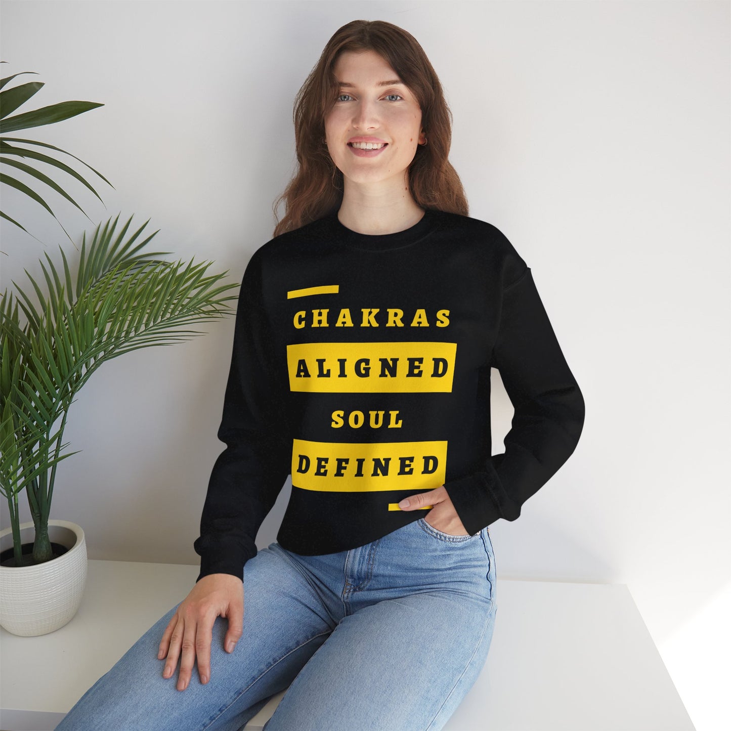 Chakras Aligned, Soul Defined π§ββοΈβ¨ Crewneck Sweatshirt