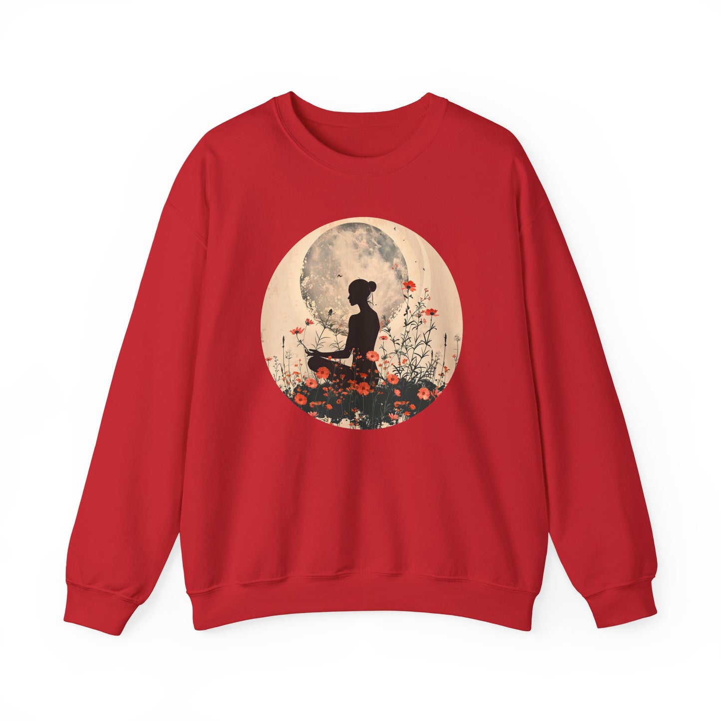 🌺Moonlit Stillness - A Sacred Space to Just Be Crewneck Sweatshirt