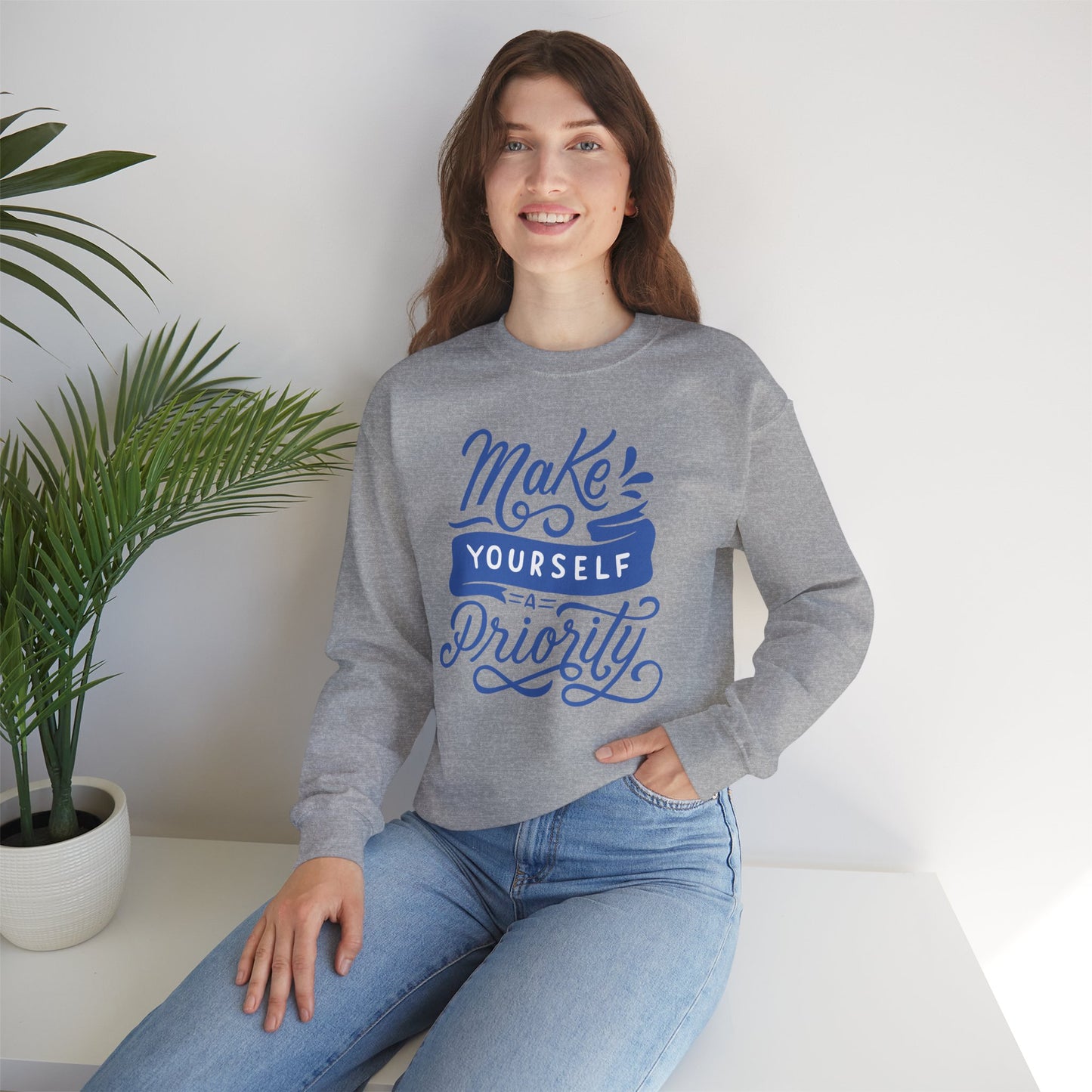 💖Sacred Reminder — You Matter, Too - Motivational Crewneck Sweatshirt