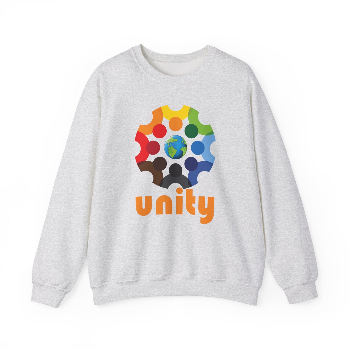 🌐UNITY — One Earth. One Circle. One Heart. - Crewneck Sweatshirt