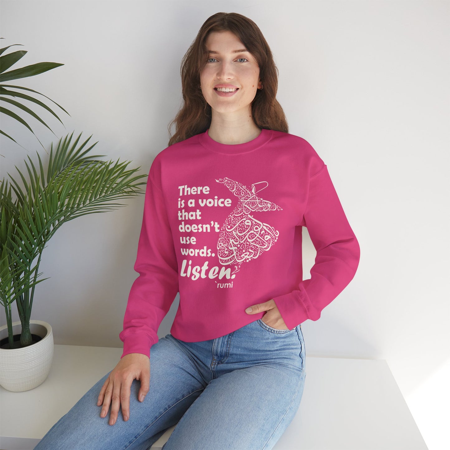 🎶The Voice Within - Rumi Crewneck Sweatshirt