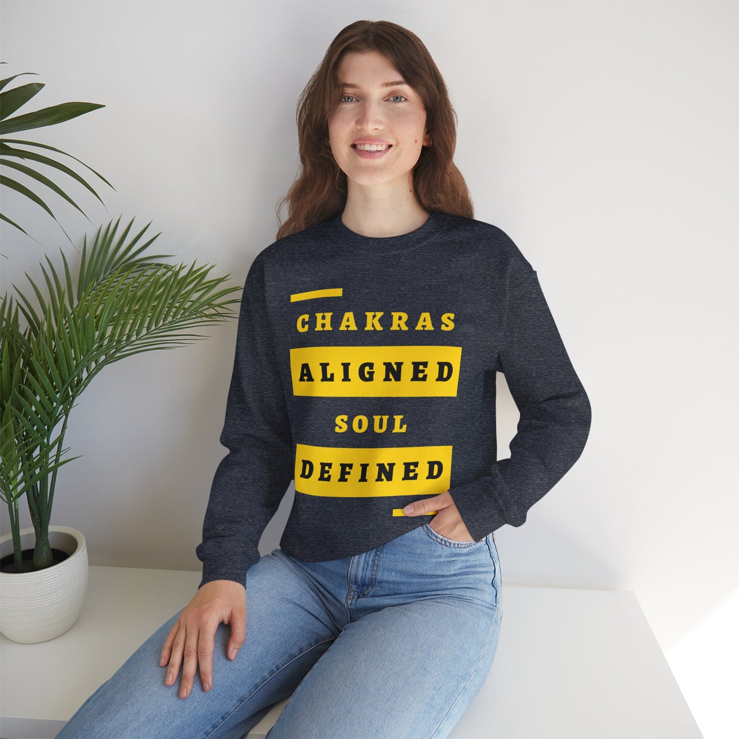 Chakras Aligned, Soul Defined π§ββοΈβ¨ Crewneck Sweatshirt
