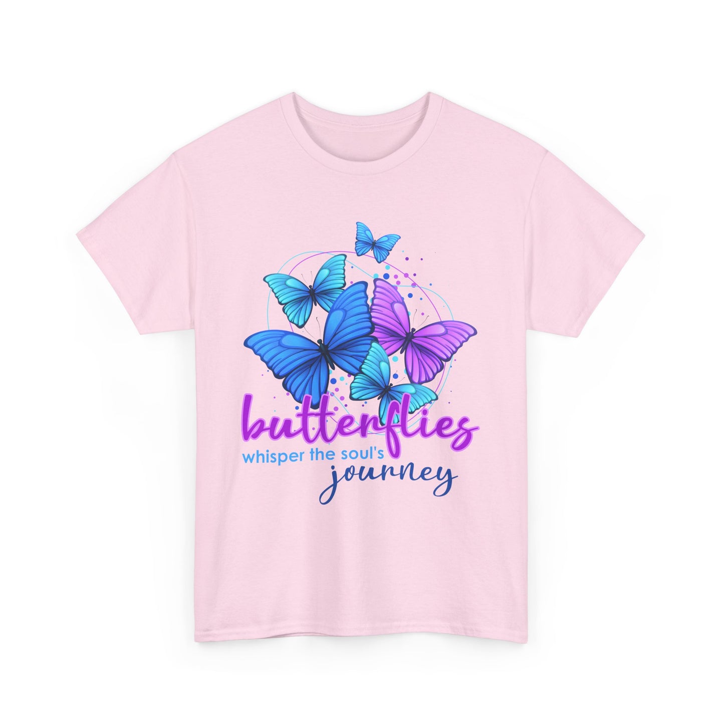 🦋Whisperflight Heavy Cotton Tee - Guided by Grace, Carried by Wings