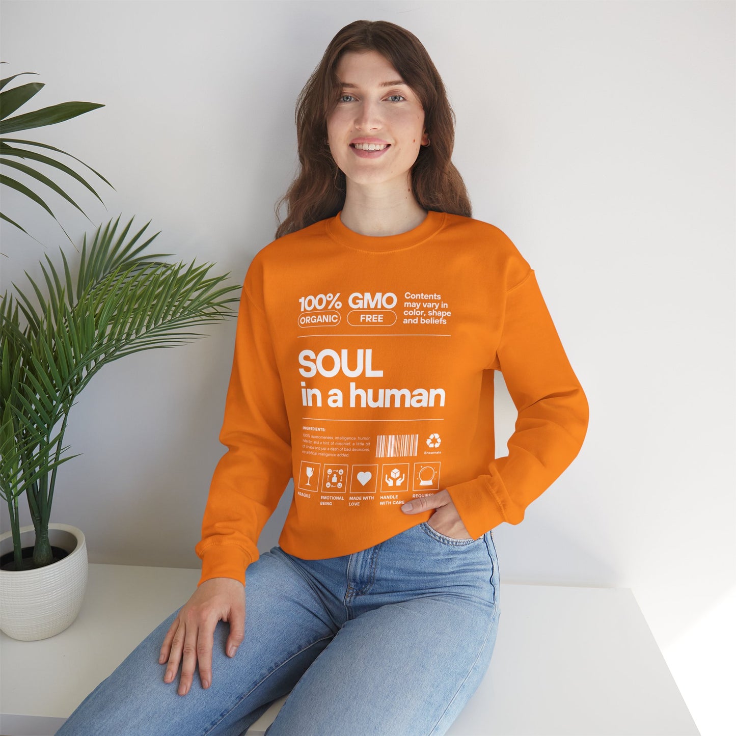 🧬Soul Ingredients - Human Label Crewneck Sweatshirt