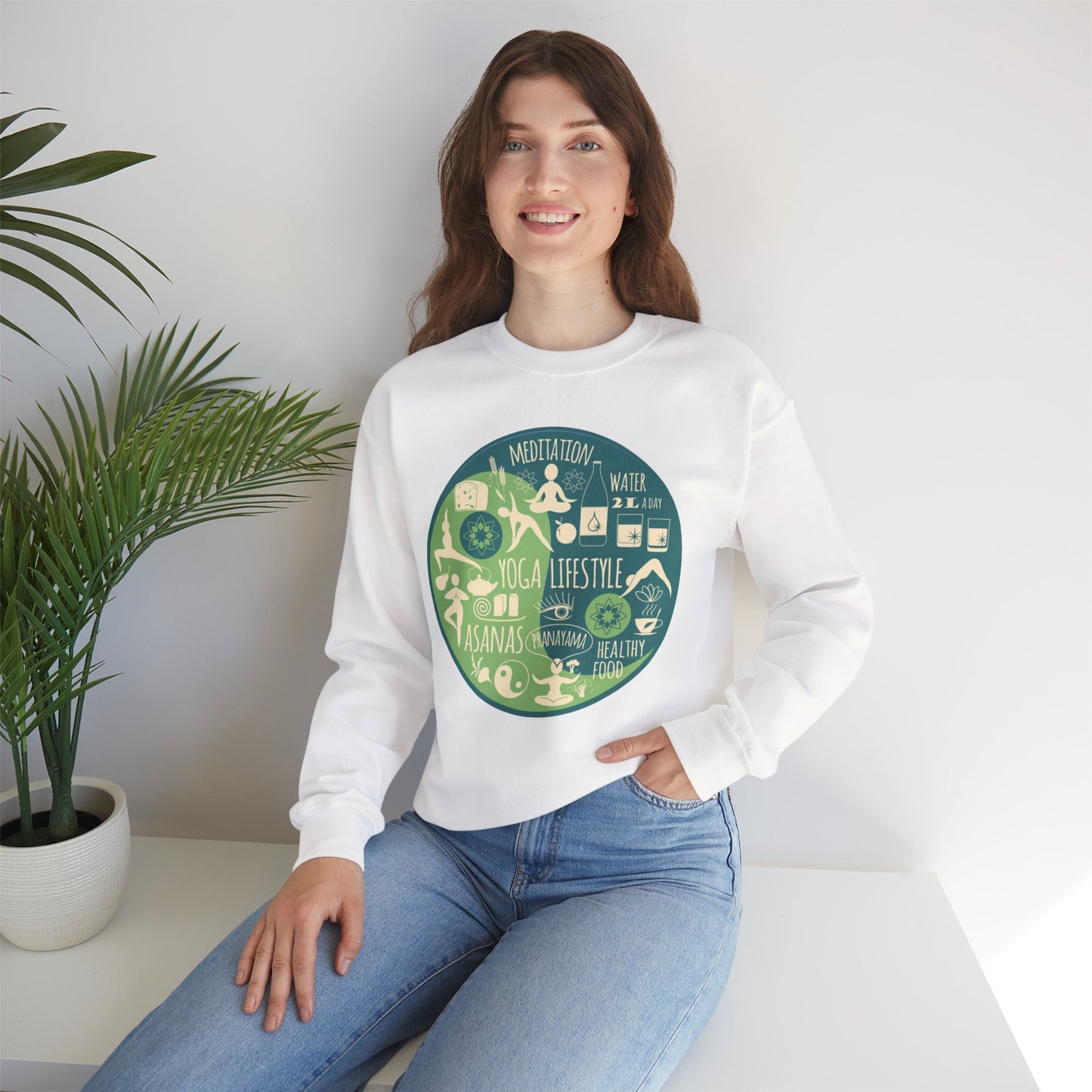 🌀Align Within - Live the Yoga Way Crewneck Sweatshirt