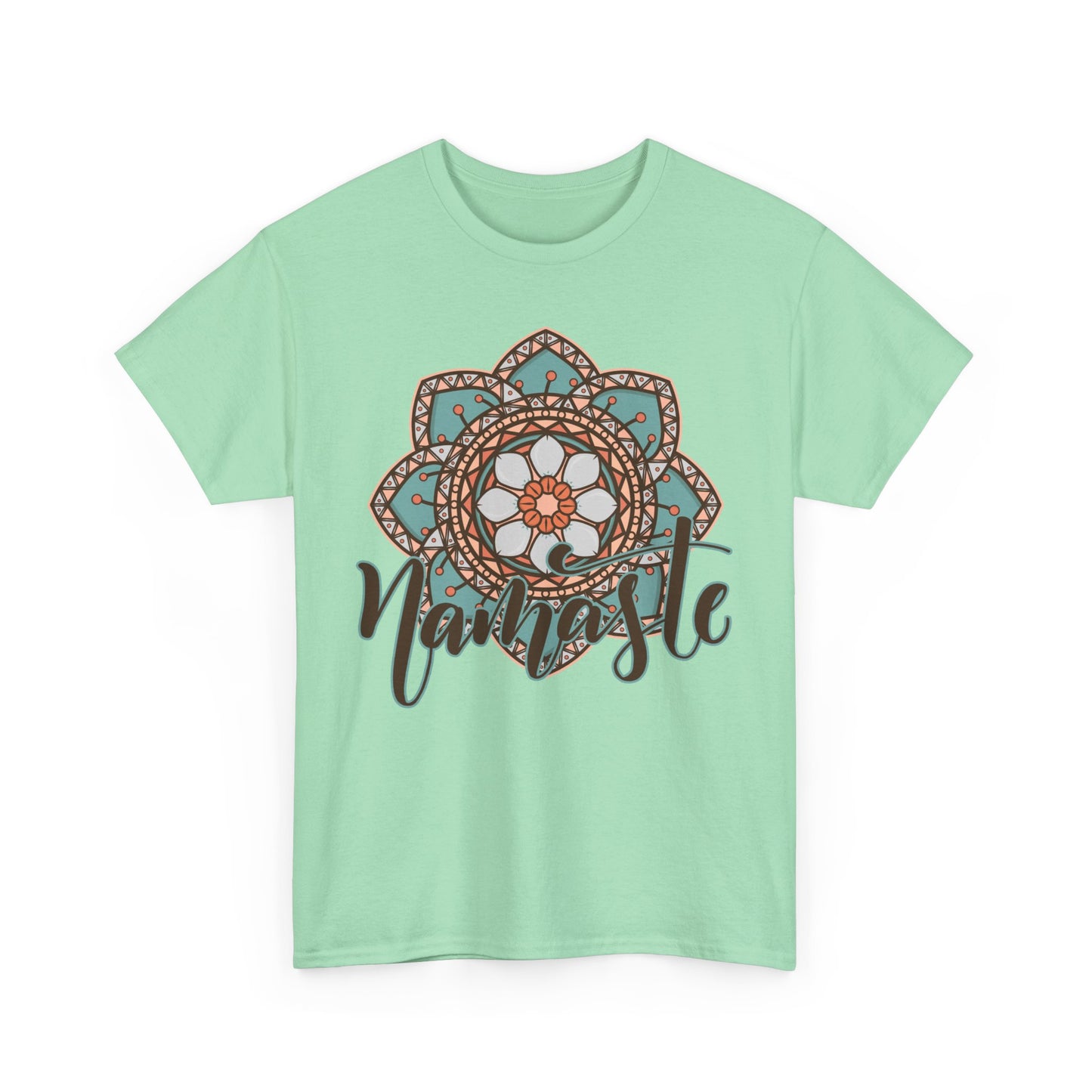 Namaste Vibes- Vintage Mandala Spirit Heavy Cotton Tee