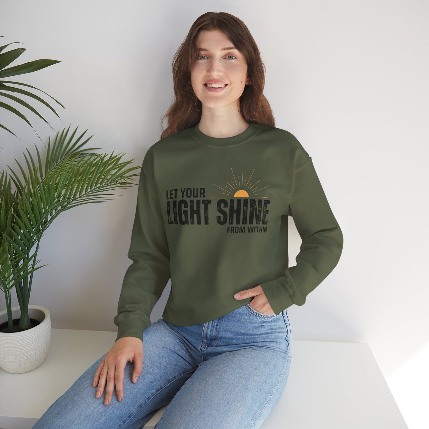 🌞Let Your Light Shine From Within - Radiance Crewneck Sweatshirt