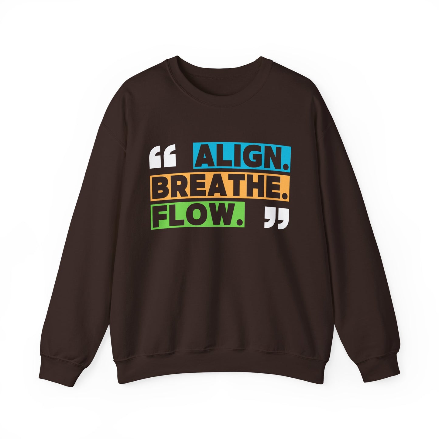 🌙“Align. Breathe. Flow.” - A Crewneck Sweatshirt for Mindful Moments