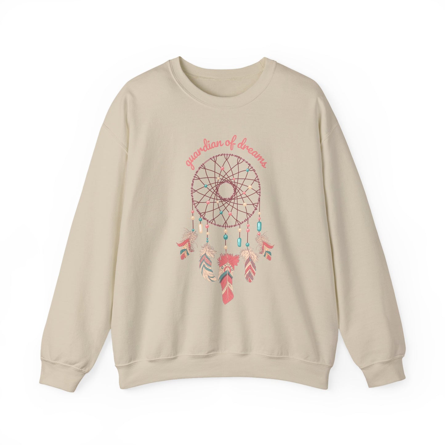 Guardian of Dreams 🌸✨ Boho Dreamcatcher Crewneck Sweatshirt