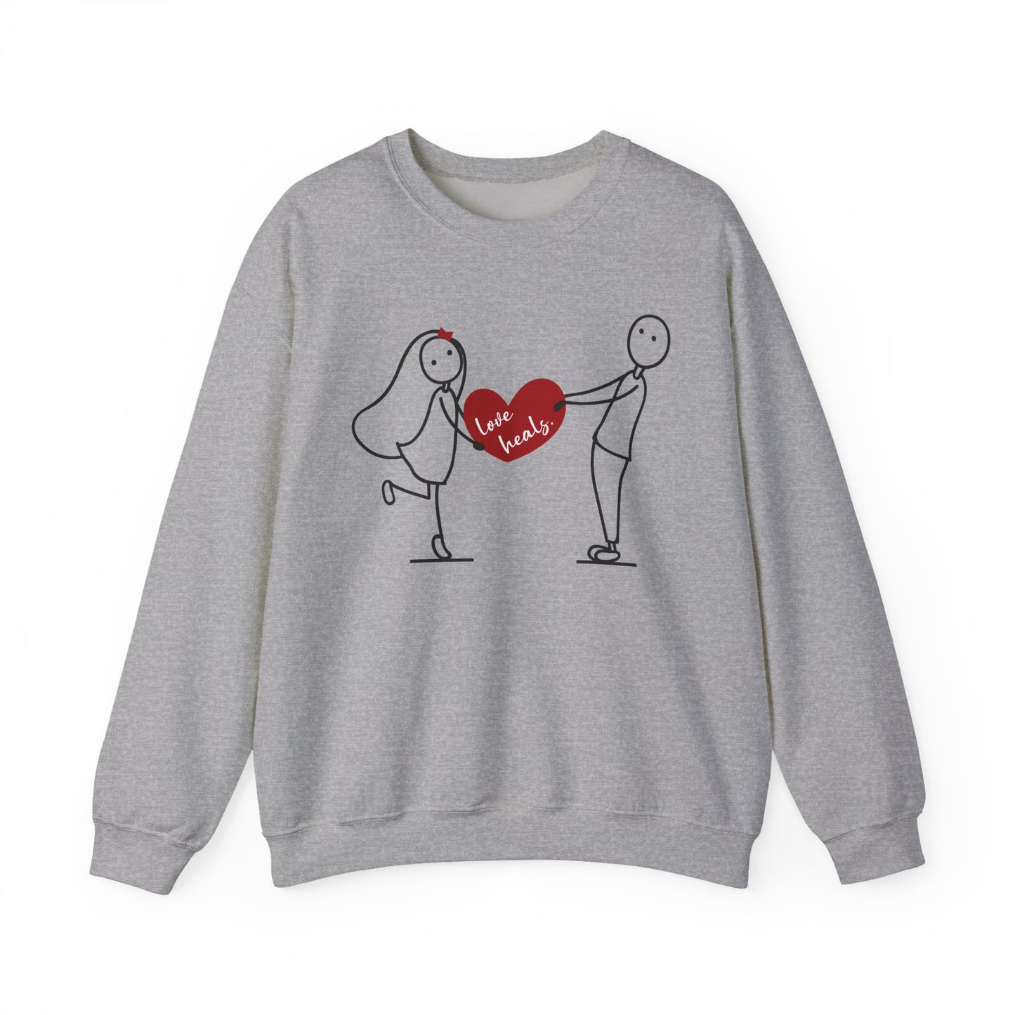 💖Love Heals Sweatshirt - Where Warmth Meets Heart