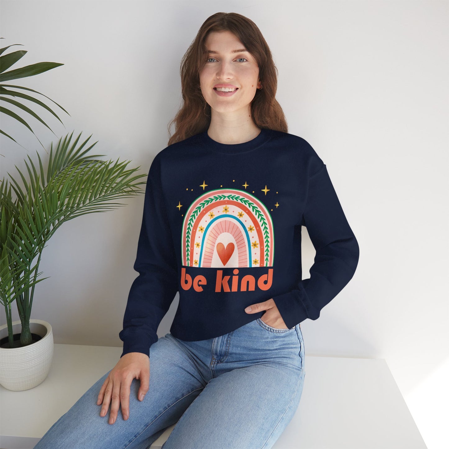 ๐Be Kind - Wear the Rainbow Within - Crewneck Sweatshirt