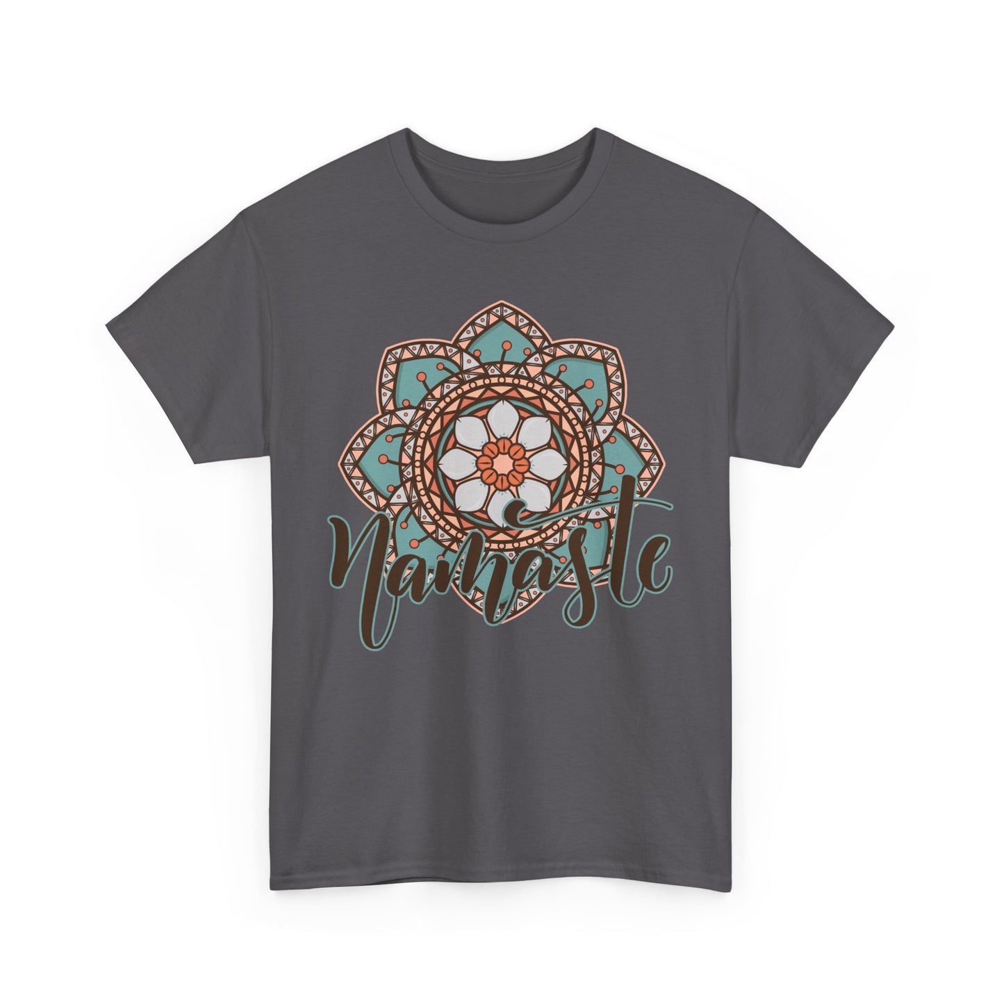 Namaste Vibes- Vintage Mandala Spirit Heavy Cotton Tee